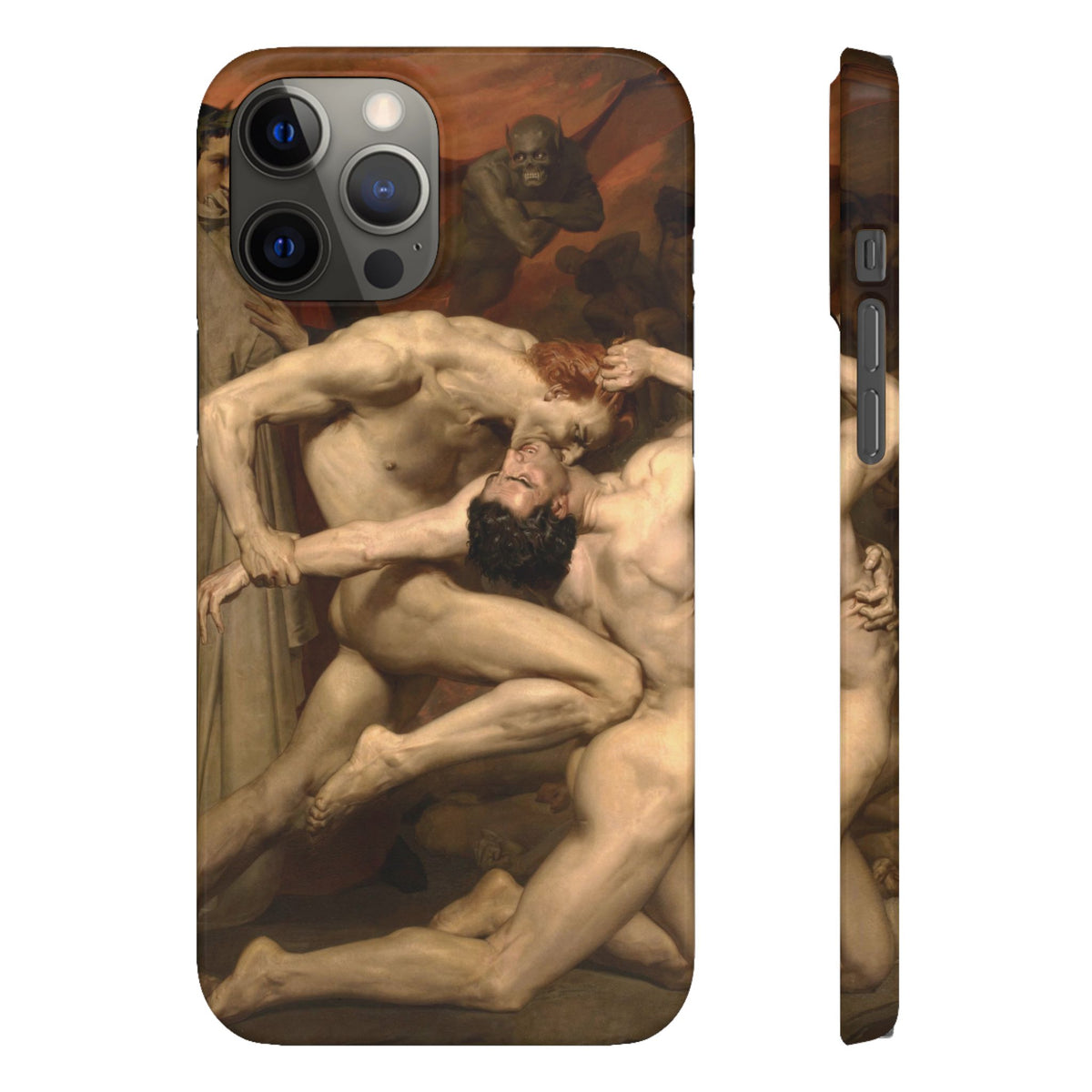 Dante and Virgile by William Bouguereau - iPhone Slim Case