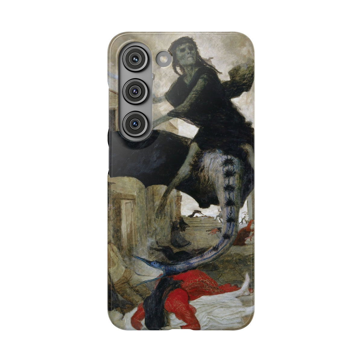 The Plague by Arnold Böcklin - Samsung Slim Case