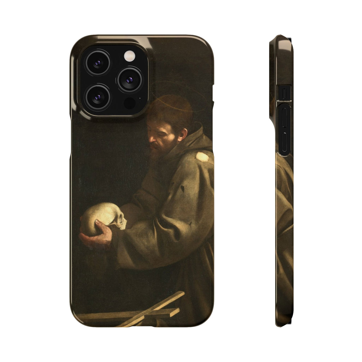 San Francesco in meditazione by Caravaggio - iPhone Slim Case