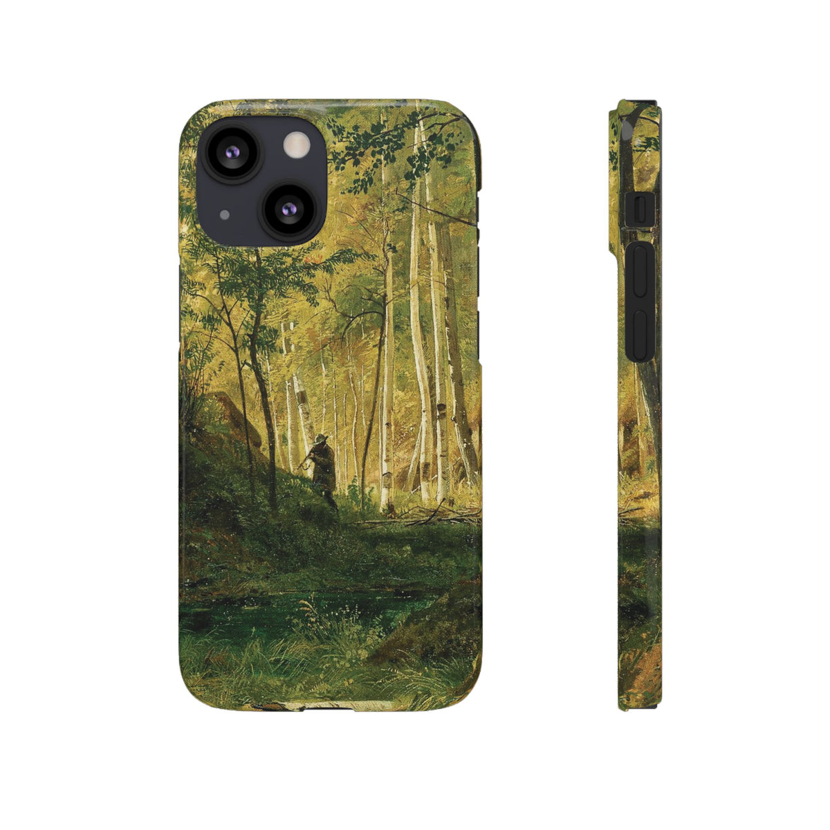 Landscape with a Hunter Valaam Island by Ivan Ivanovich Shishkin - iPhone Slim Case