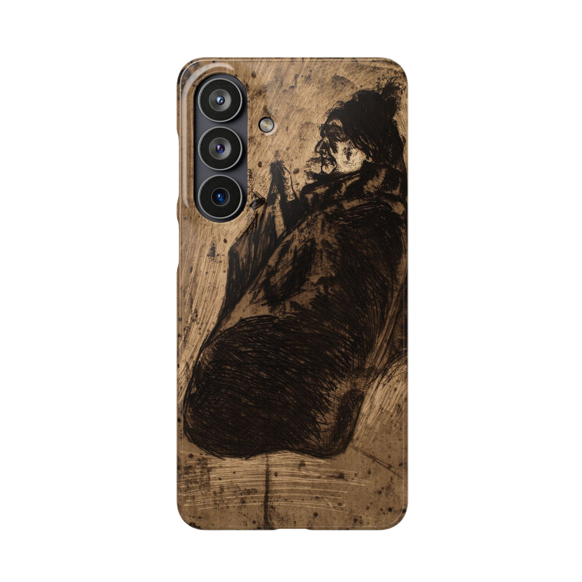 Old Woman by Edvard Munch - Samsung Slim Case