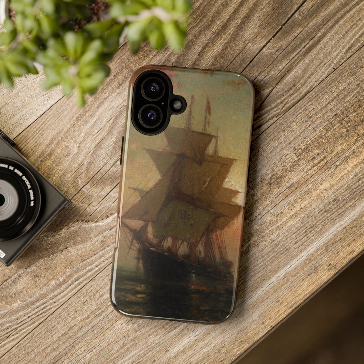 Ships at Night by Edward Moran - iPhone Tough Case