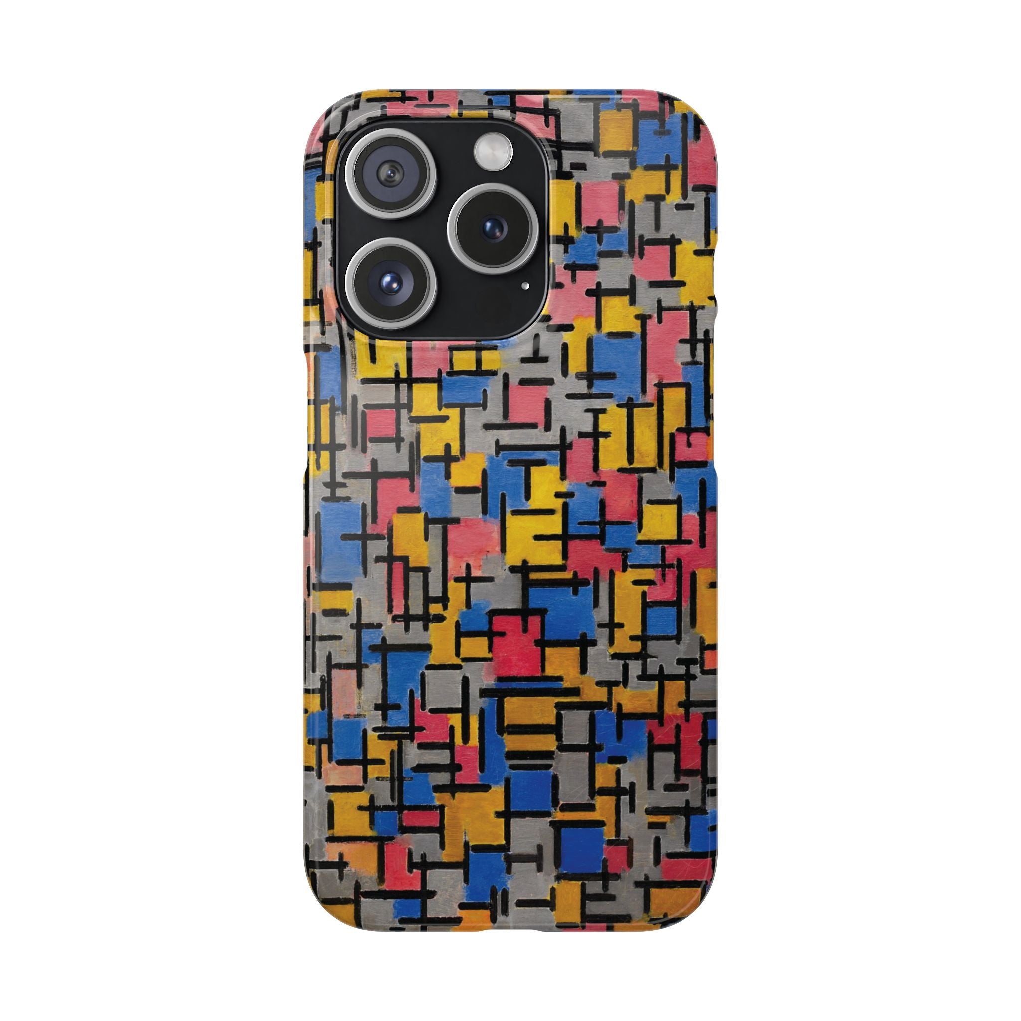 Composition by Piet Mondrian - iPhone Slim Case