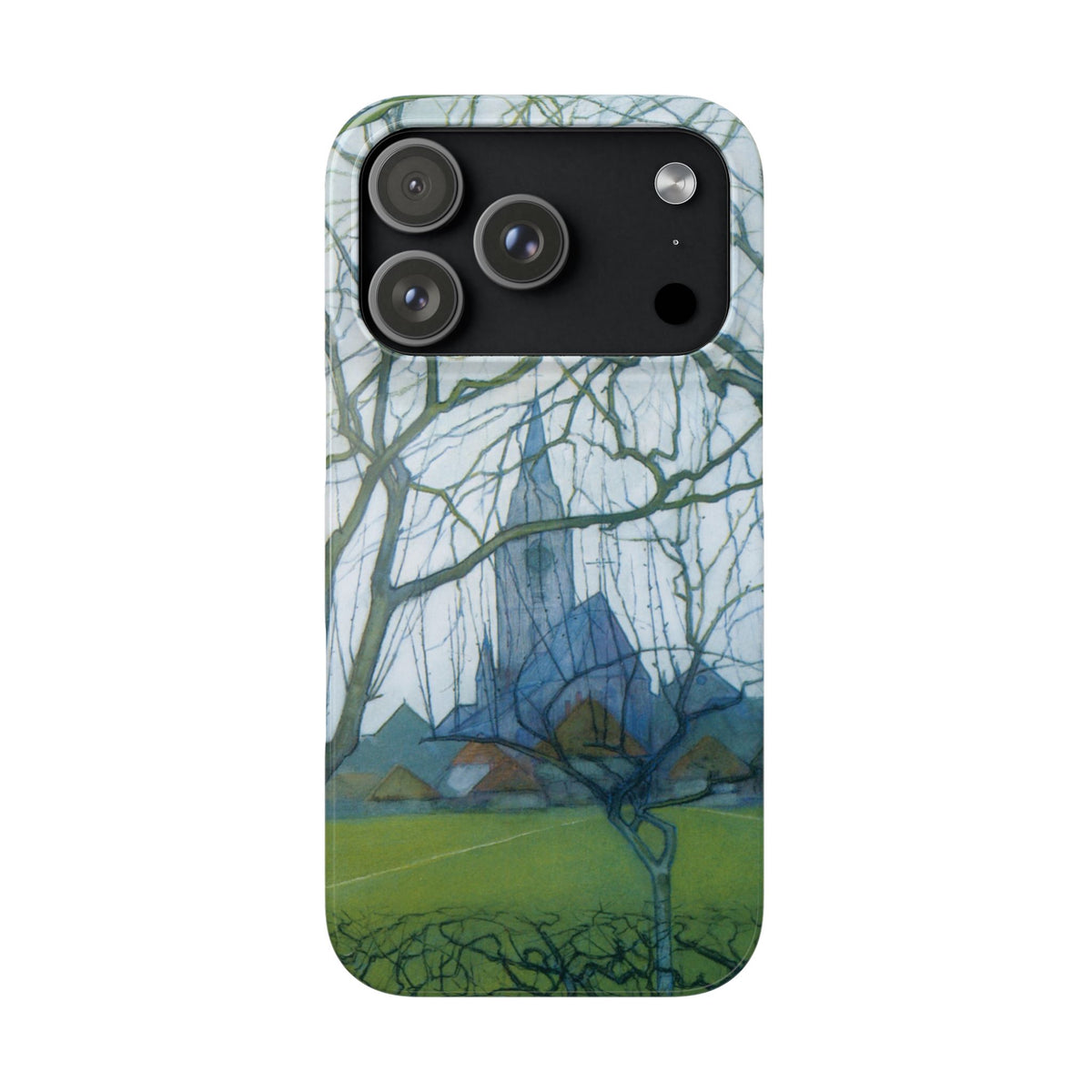 St Jacobs Church by Piet Mondrian - iPhone Slim Case