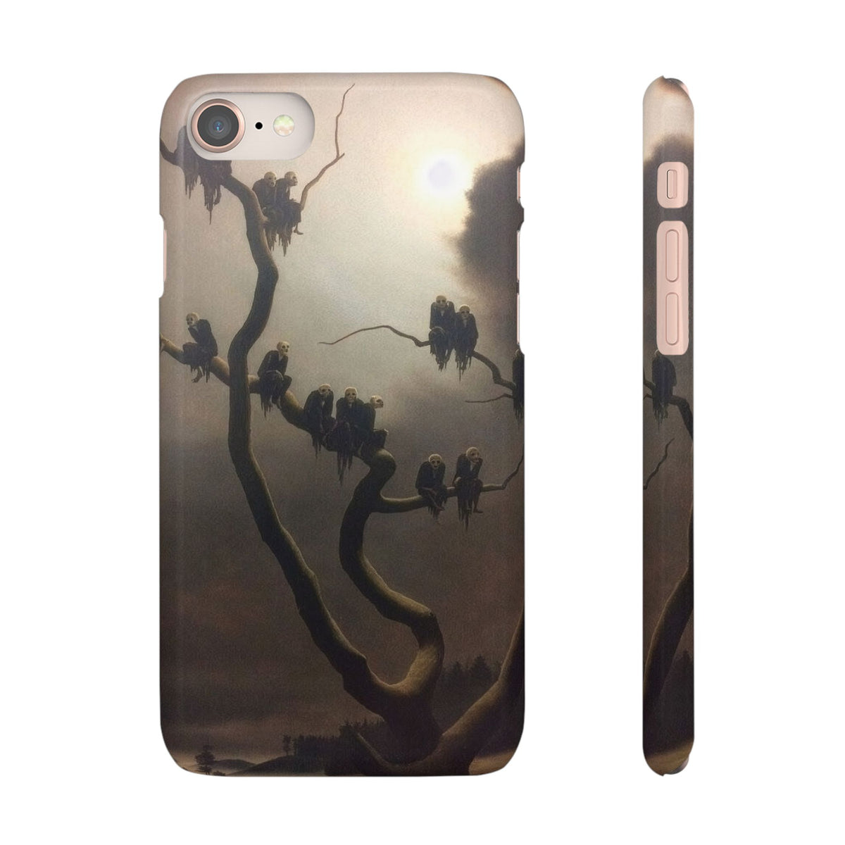 Ghosts on a Tree by Franz Sedlacek - iPhone Slim Case