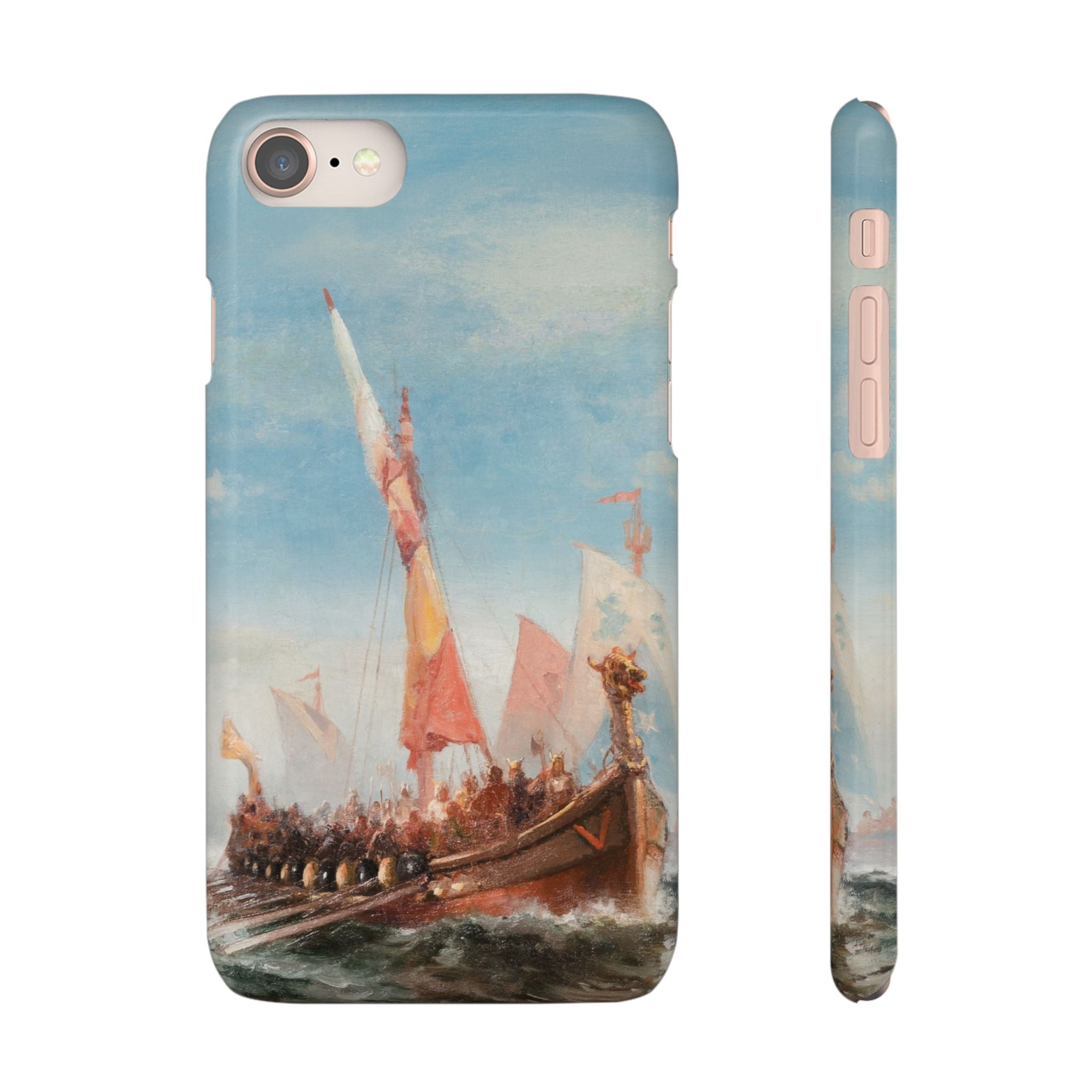 Viking Armada by Edward Moran - iPhone Slim Case