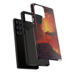 Vesuvius in Eruption by Joseph Wright of Derby - Samsung Tough Case