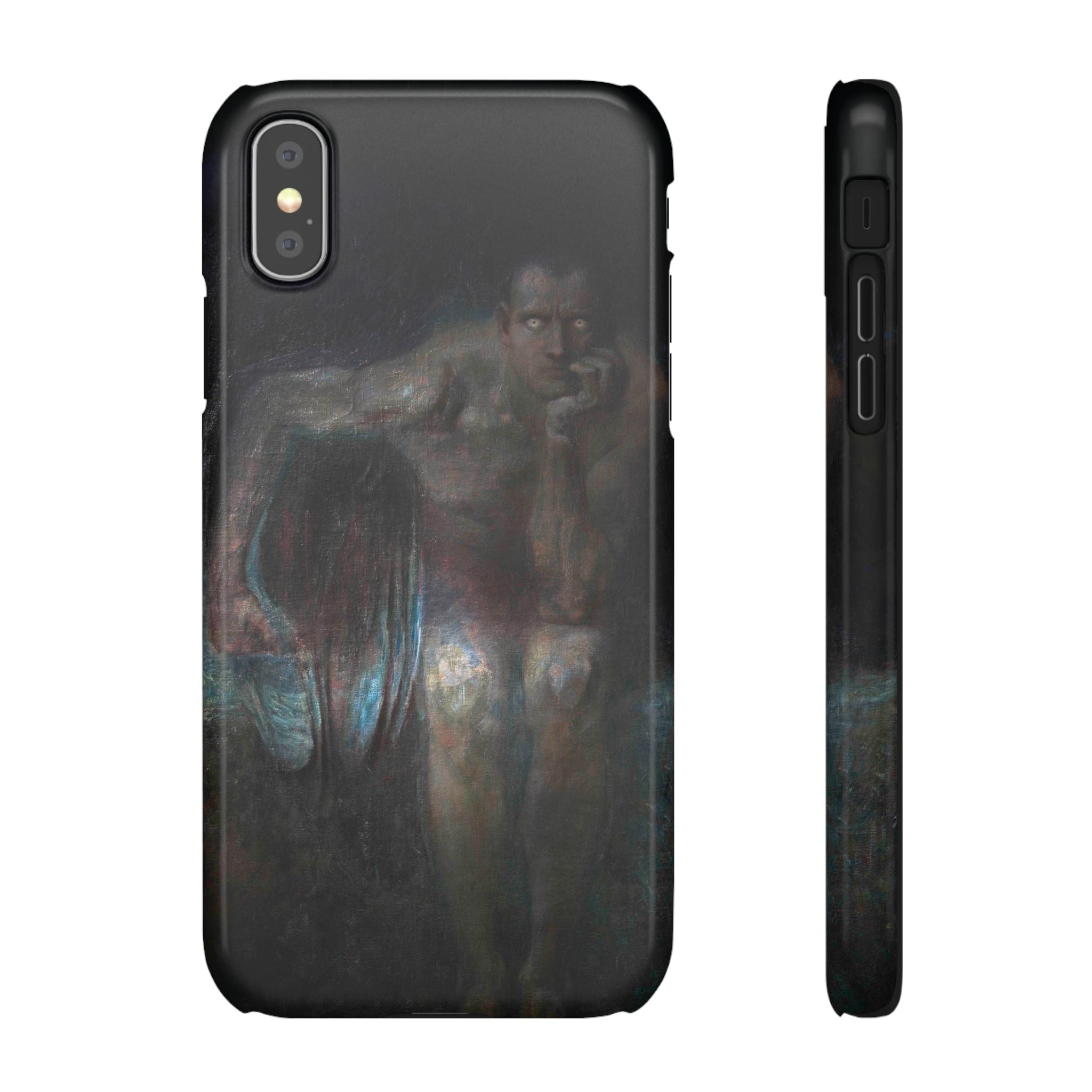 Lucifer by Franz von Stuck - iPhone Slim Case