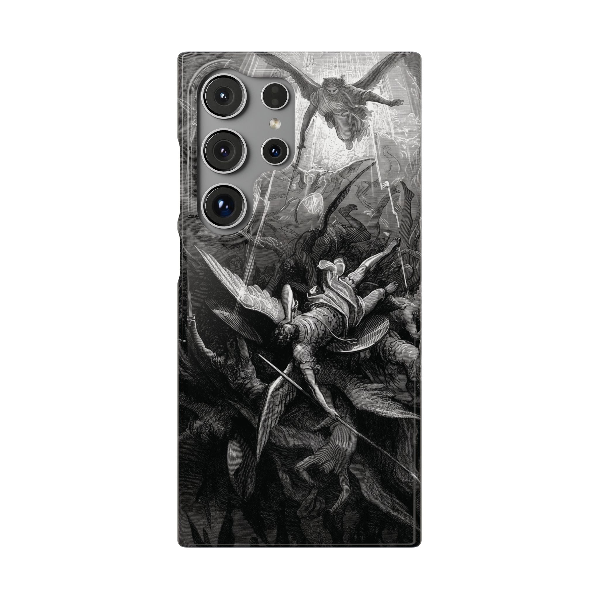 Paradise Lost |The Battle in Heaven by Gustave Doré - Samsung Slim Case
