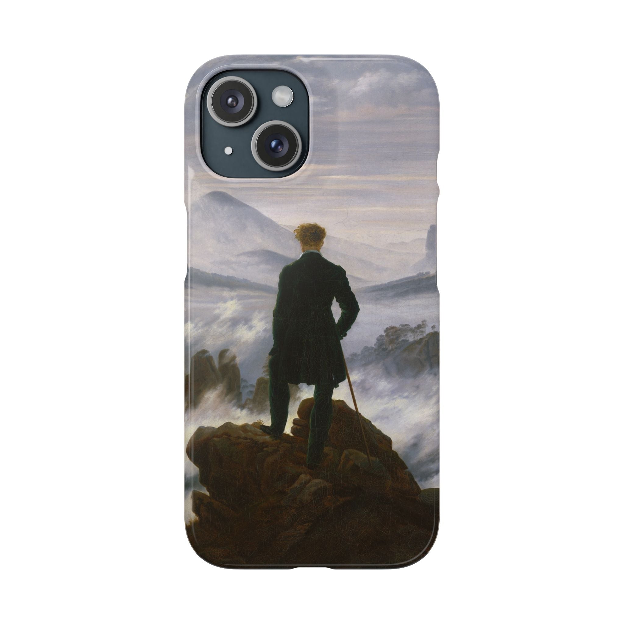The Wanderer above the Sea of Fog by Caspar David Friedrich - iPhone Slim Case
