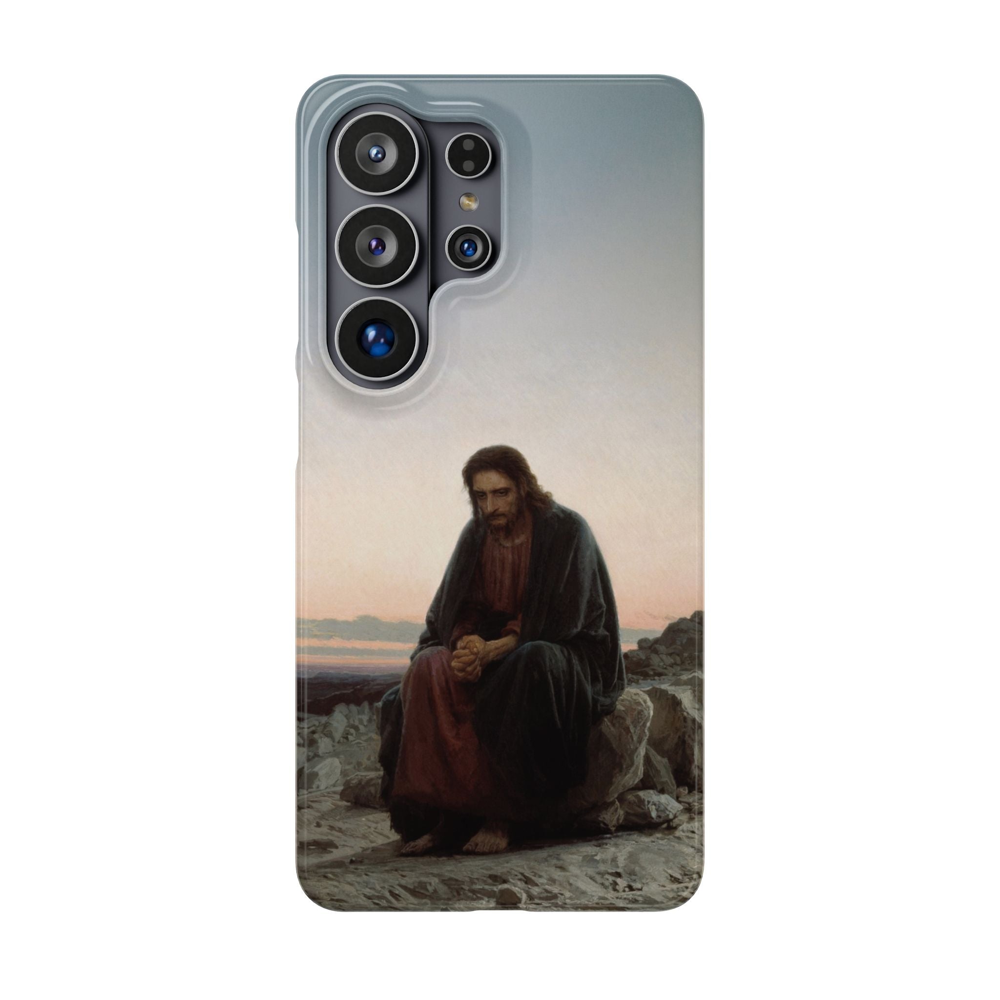 Christ in the Desert by Ivan Kramskoy - Samsung Slim Case