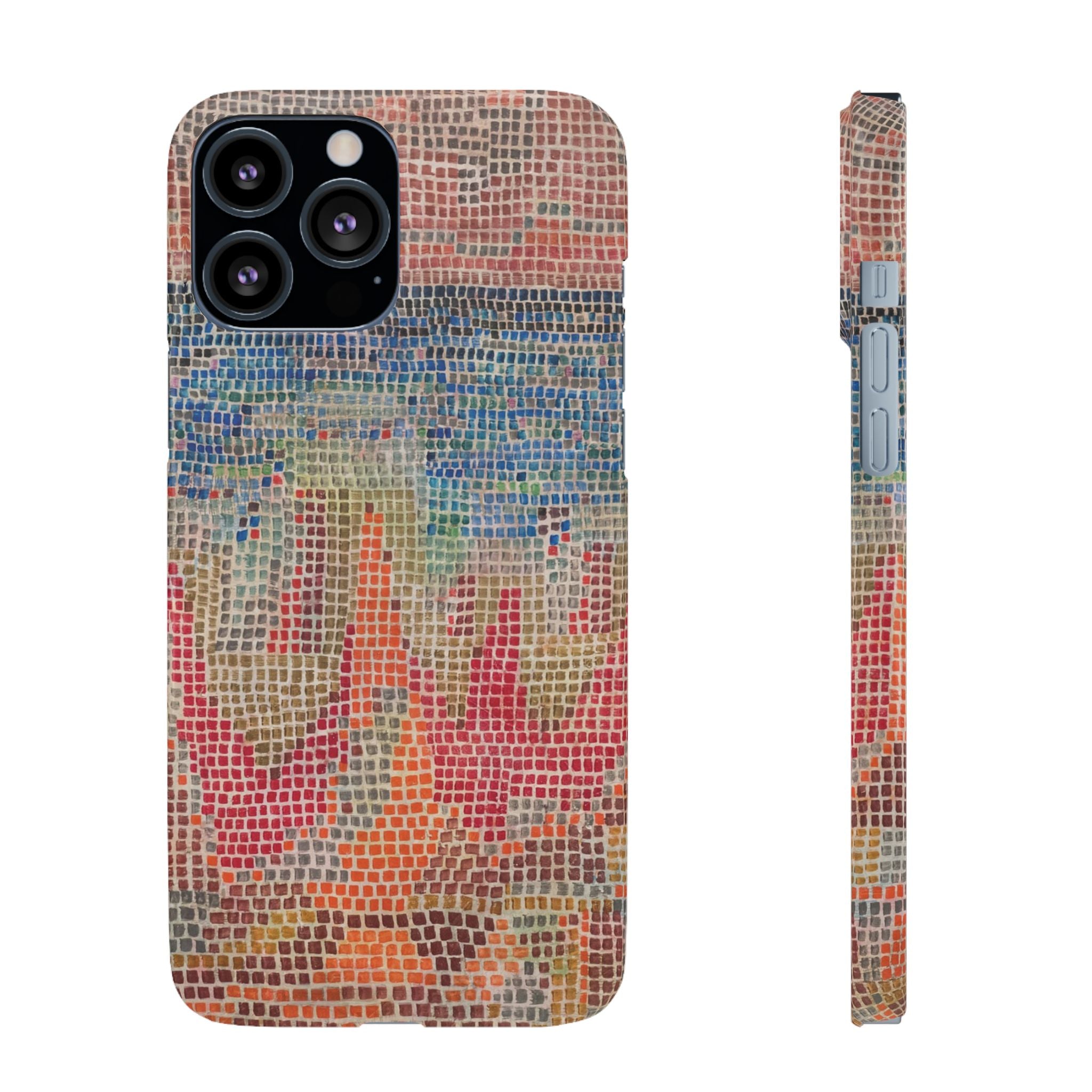 Cliffs by the sea by Paul Klee - iPhone Slim Case