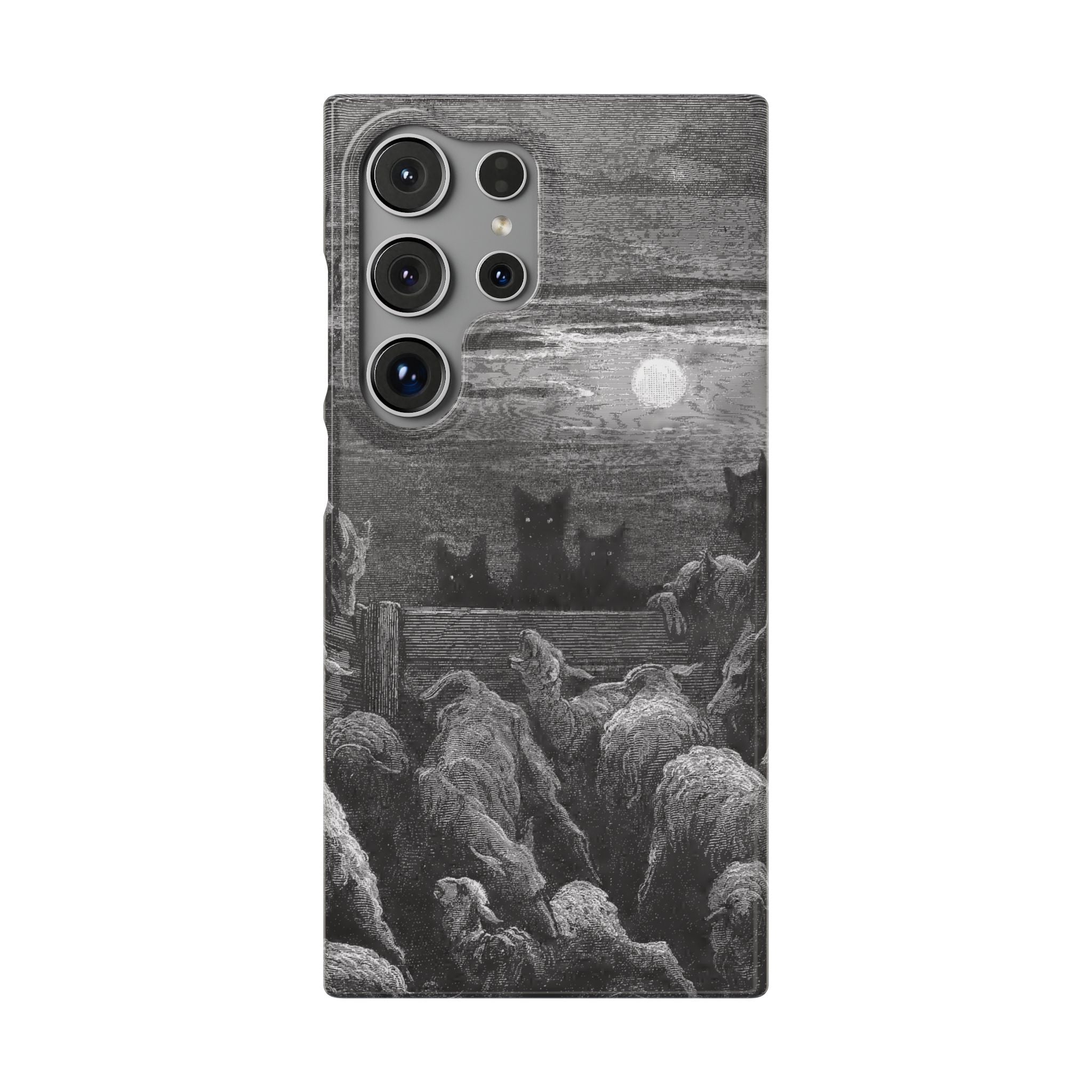 The Wolves and The Sheep by Gustave Dore - Samsung Slim Case