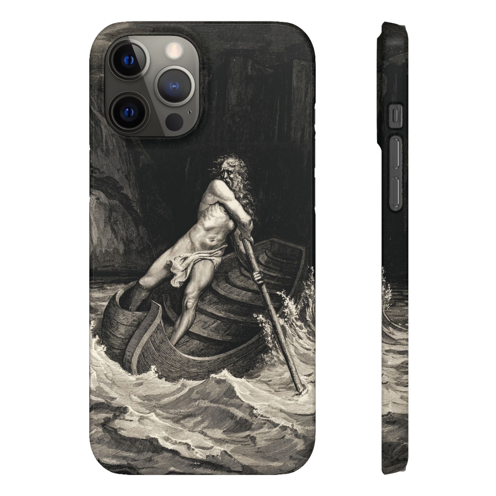 Canto III - Charon by Gustave Doré - iPhone Slim Case