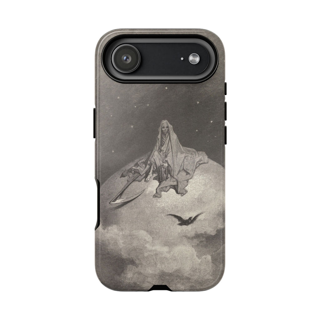 Doubting, dreaming dreams no mortal ever dared to dream before by Gustave Doré - iPhone Tough Case