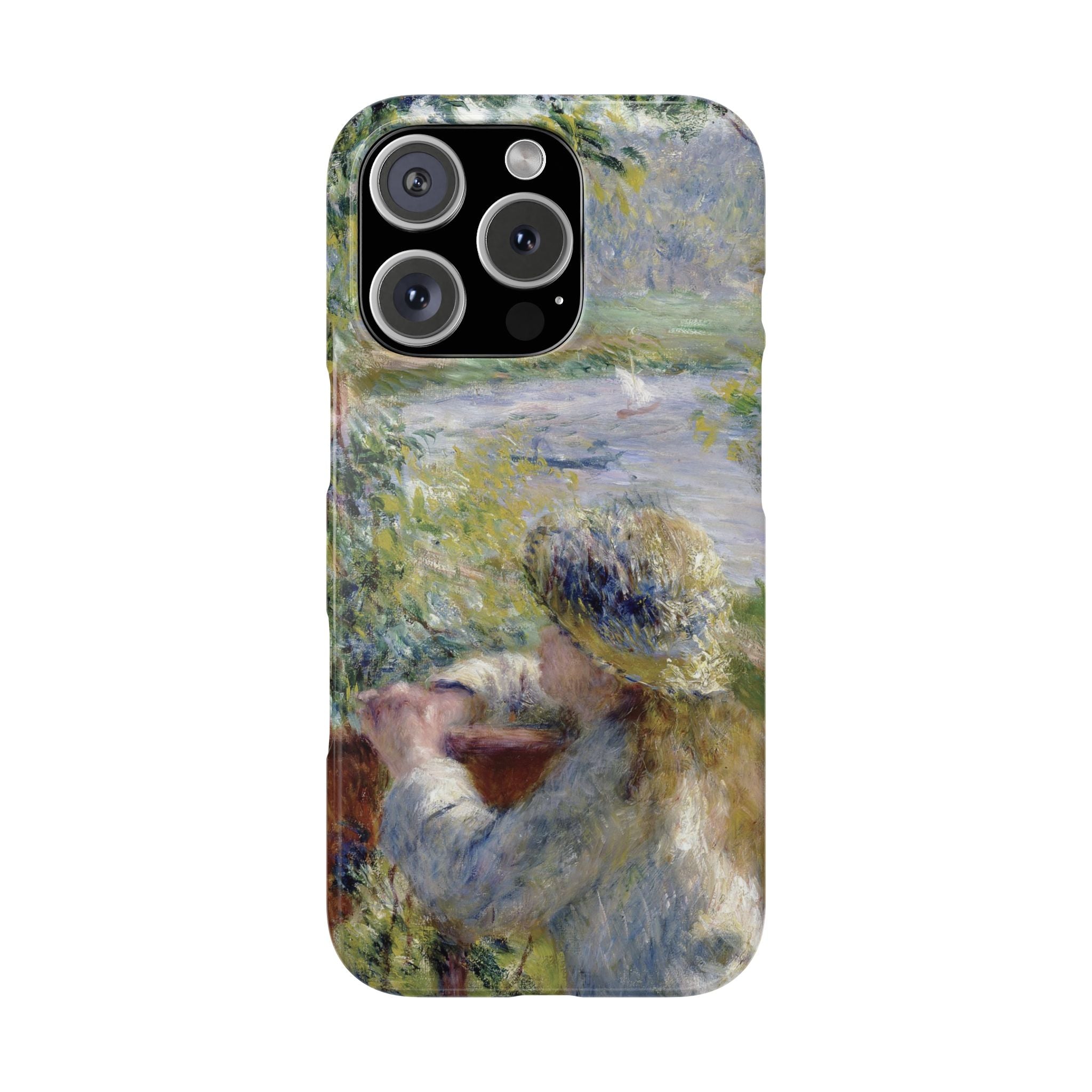 By the Water by Pierre Auguste Renoir - iPhone Slim Case