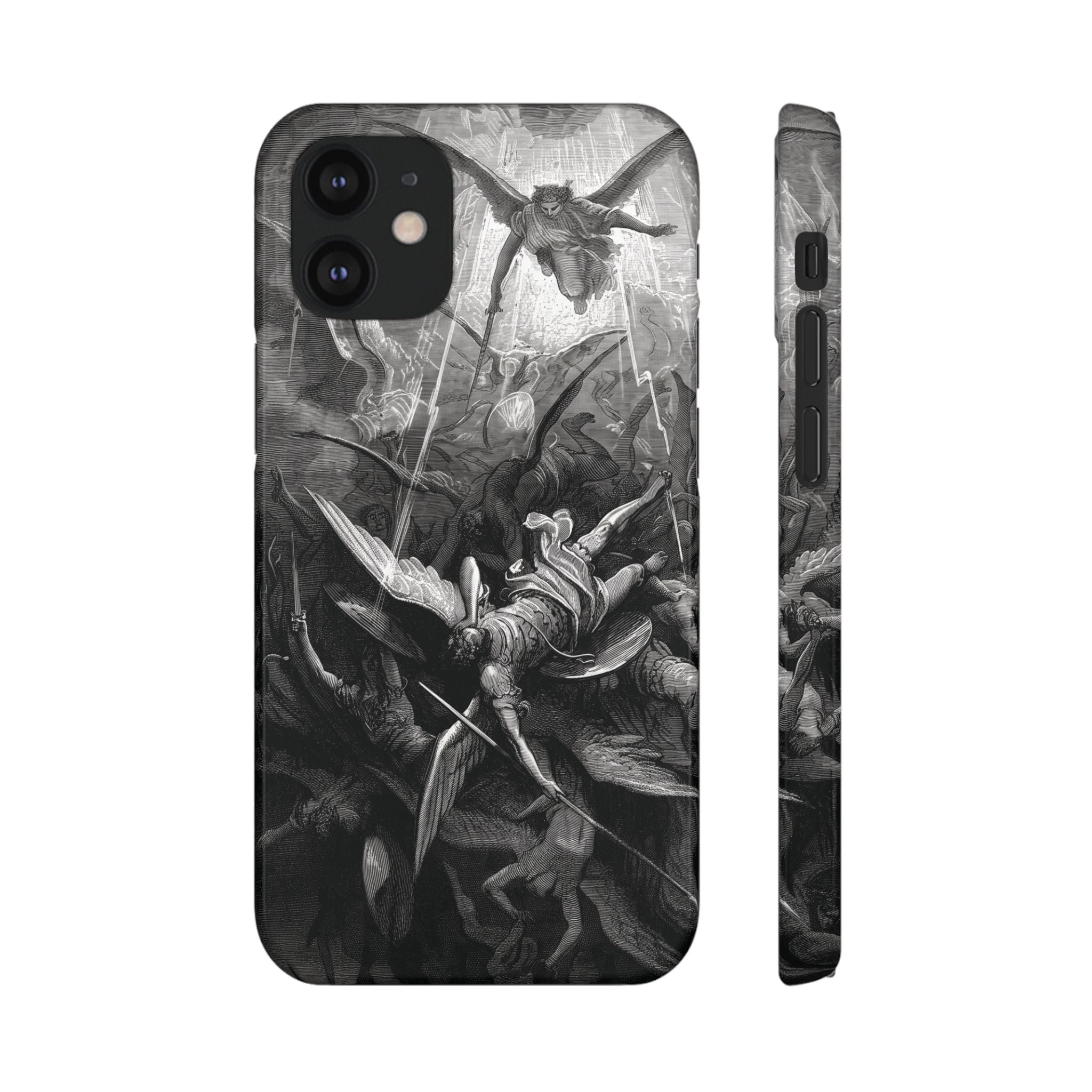 Paradise Lost | The Battle in Heaven by Gustave Doré - iPhone Slim Case