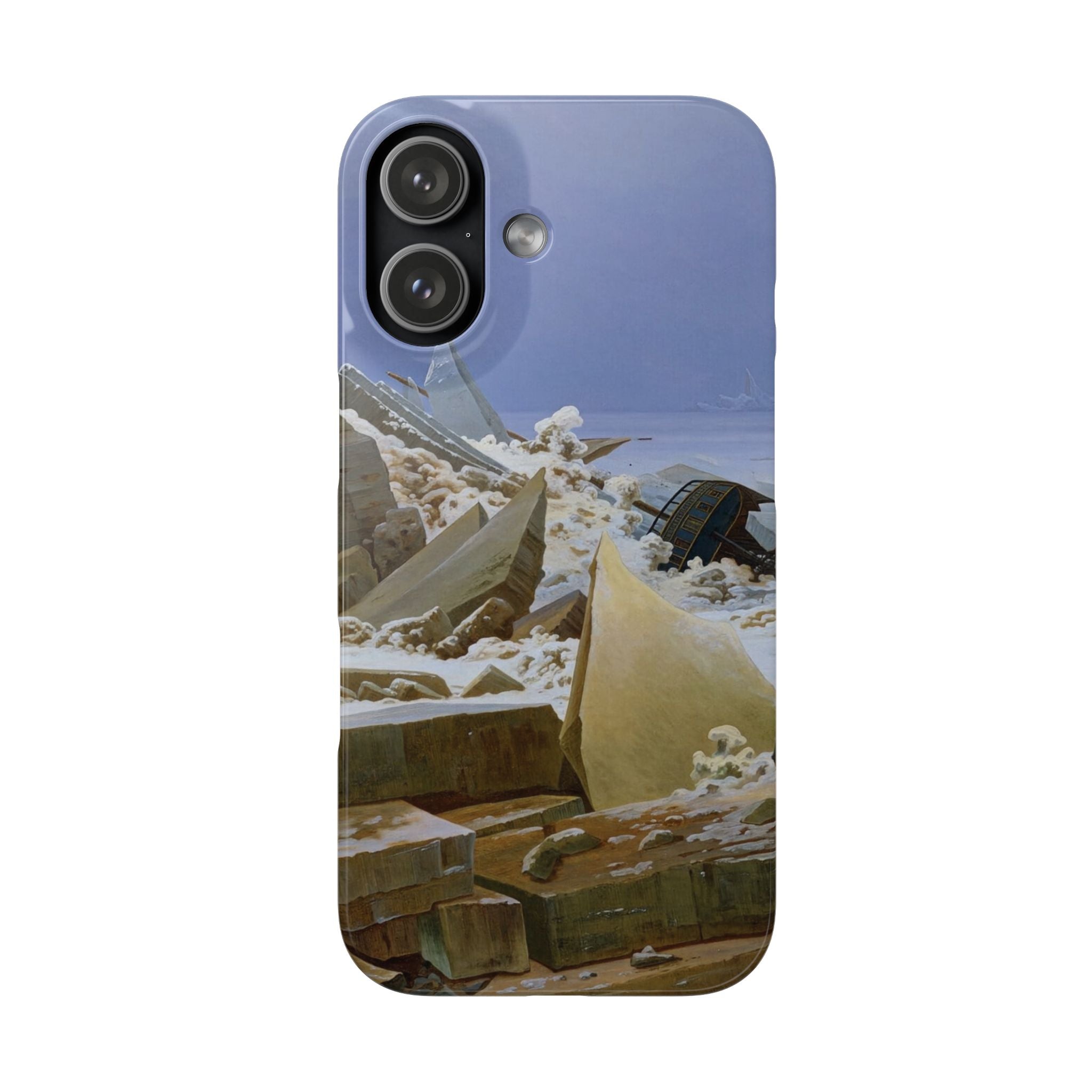 The Sea of Ice by Caspar David Friedrich - iPhone Slim Case