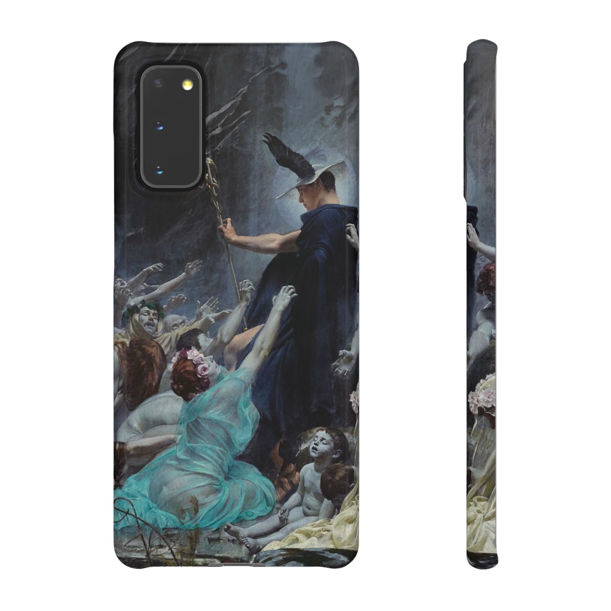 The Souls of Acheron by Adolf Hiremy-Hirschl - Samsung Slim Case