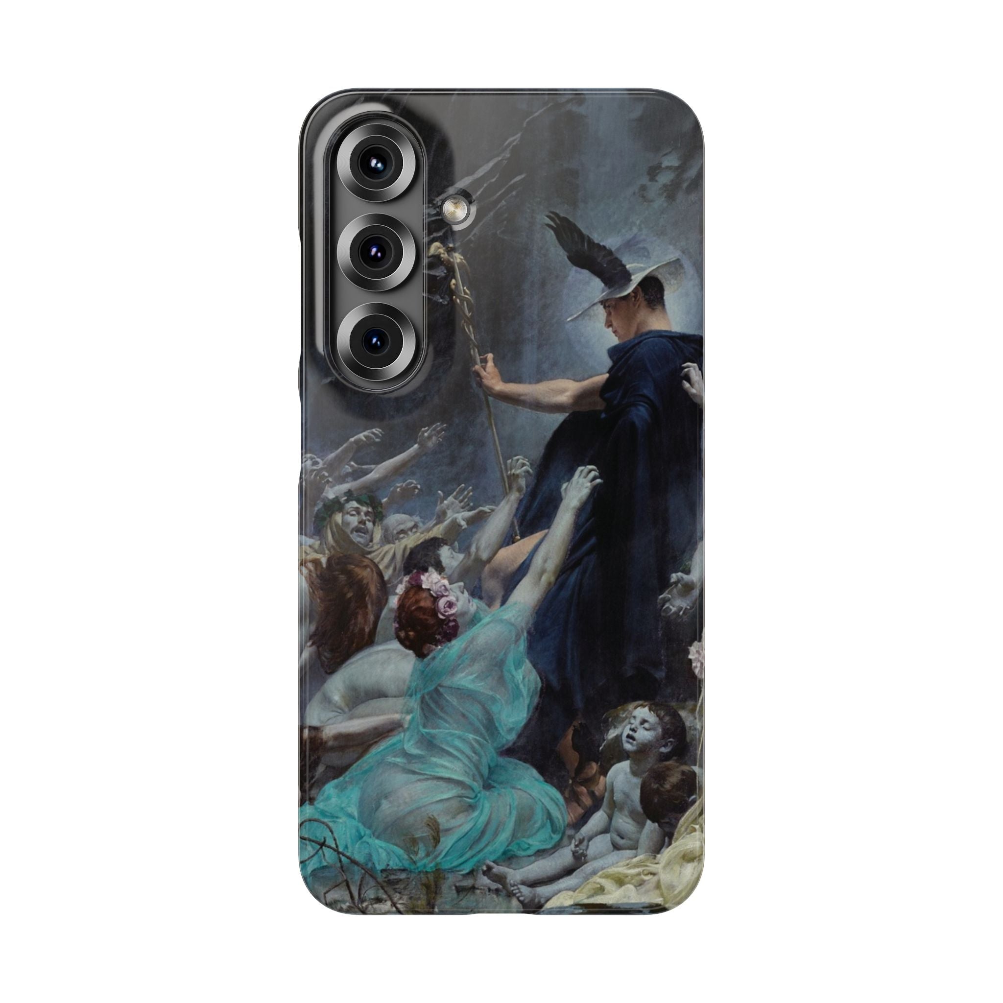 The Souls of Acheron by Adolf Hiremy-Hirschl - Samsung Slim Case