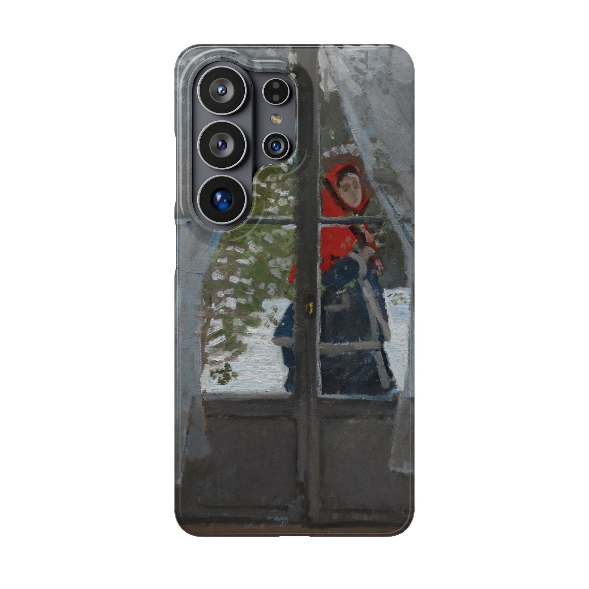 Le mouchoir rouge by Claude Monet - Samsung Slim Case
