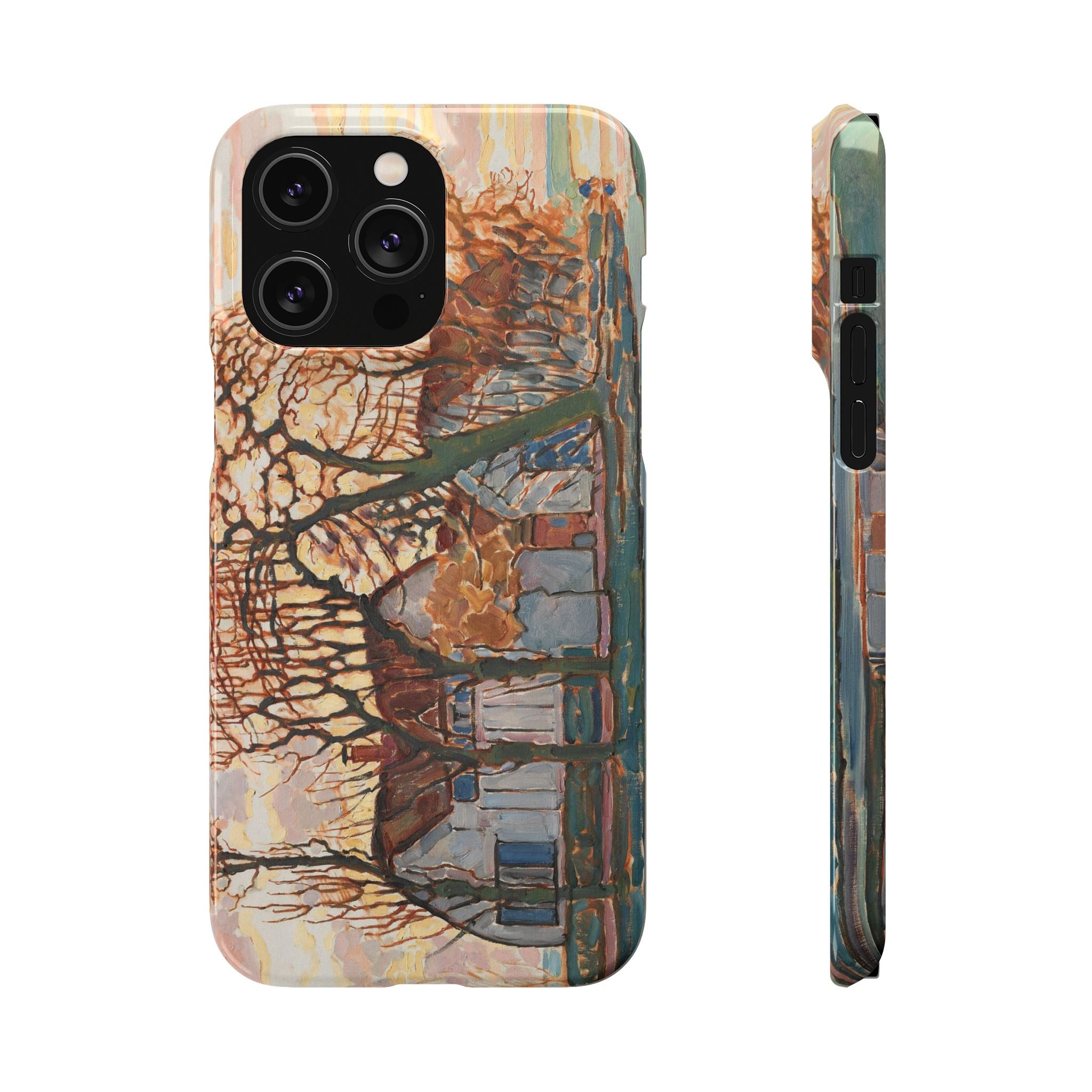 Farm near Duivendrecht by Piet Mondrian - iPhone Slim Case