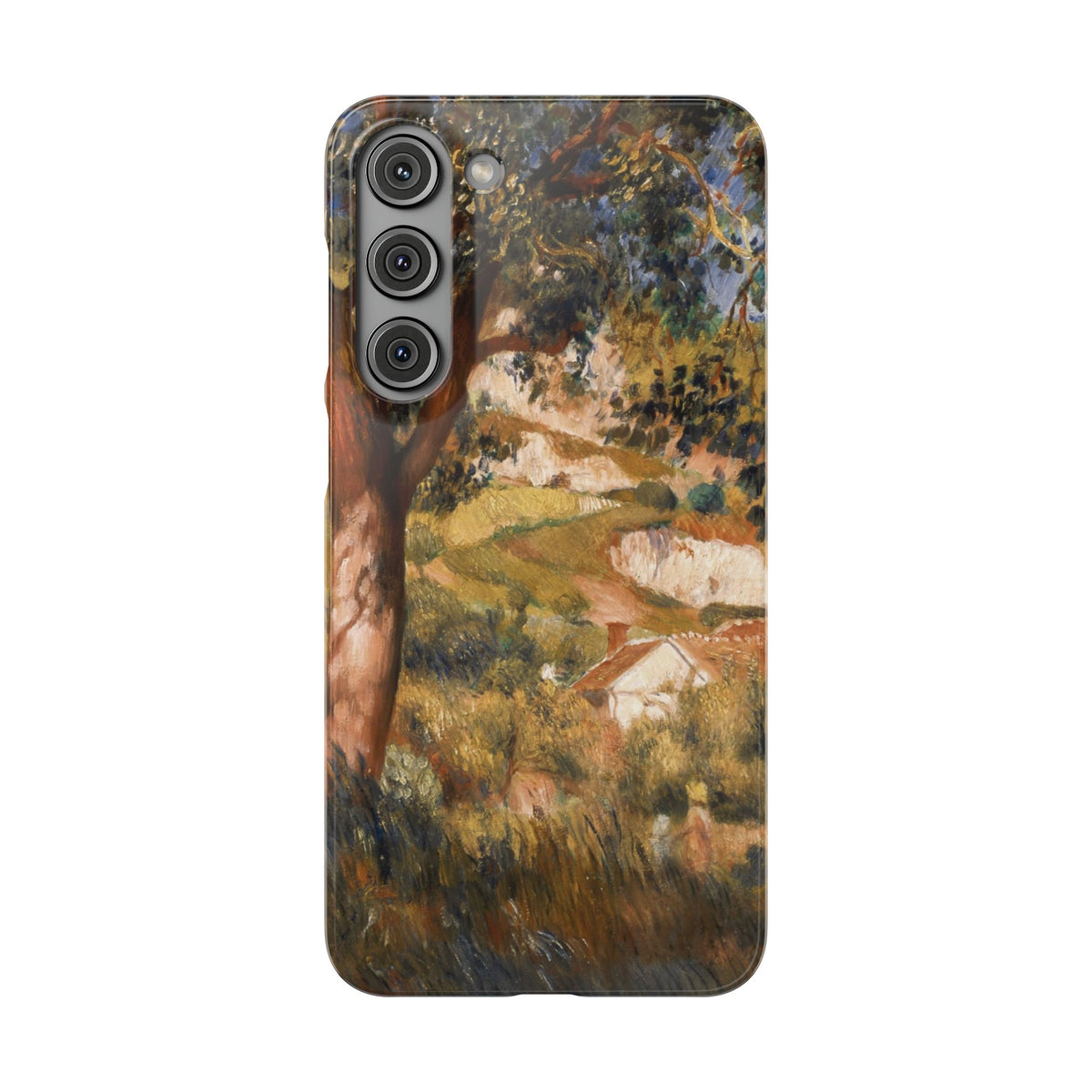 Paysage a La Roche Guyon by Pierre Auguste Renoir - Samsung Slim Case