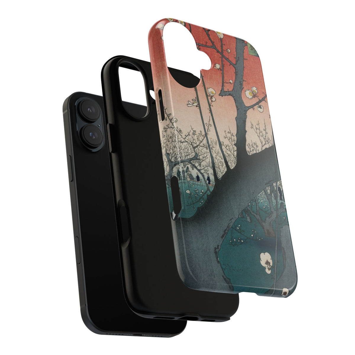Plum Estate Kameido by Utagawa Hiroshige - iPhone Tough Case