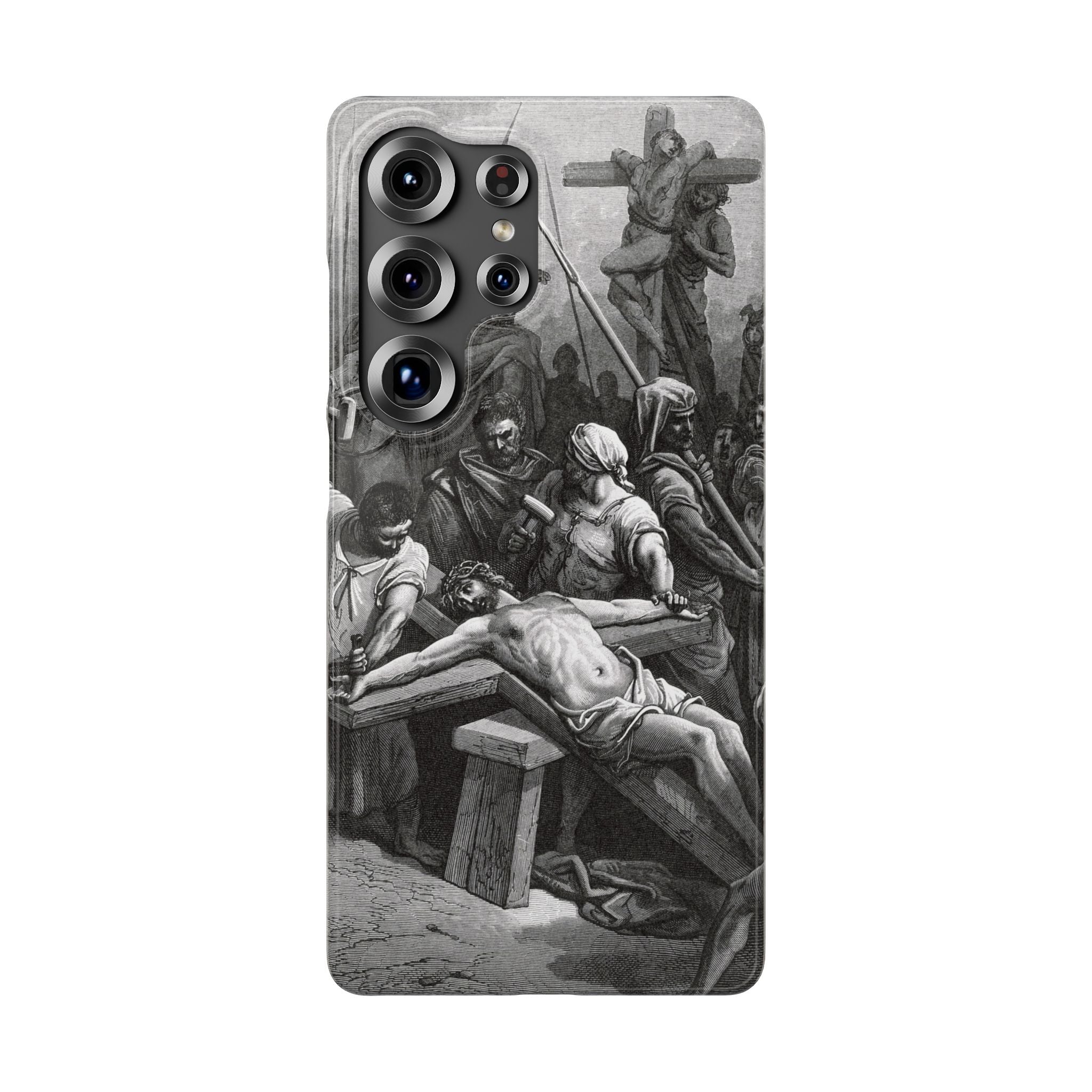 Crucifixion of Jesus by Gustave Doré - Samsung Slim Case