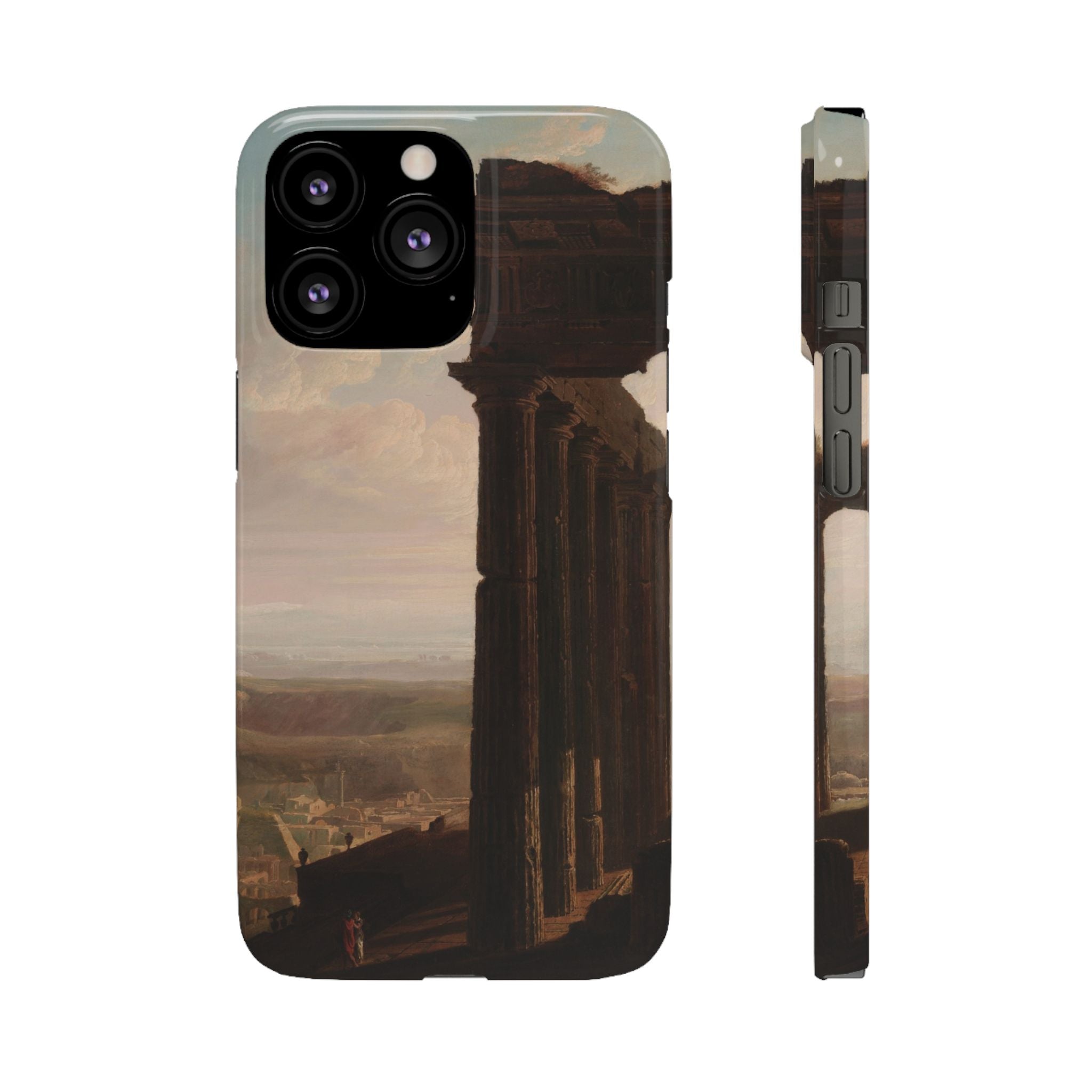 Ruins of an Ancient City by John Martin - iPhone Slim Case