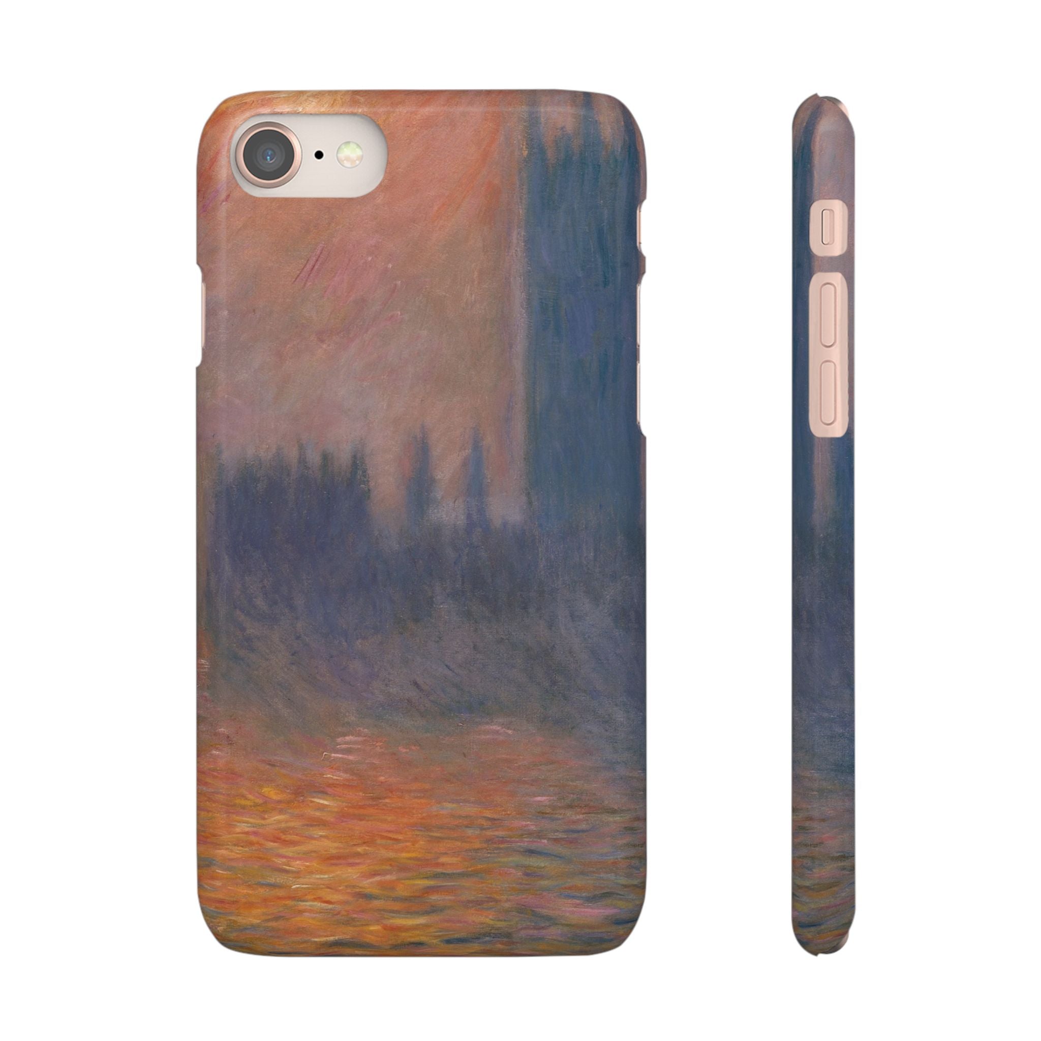 The Houses of Parliament Sunset by Claude Monet - iPhone Slim Case