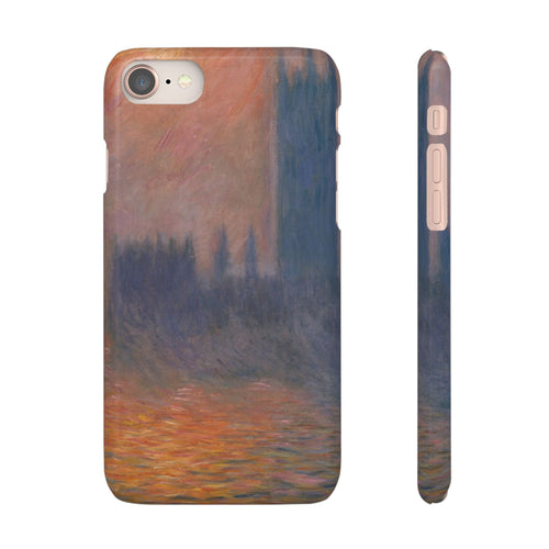 The Houses of Parliament Sunset by Claude Monet - iPhone Slim Case