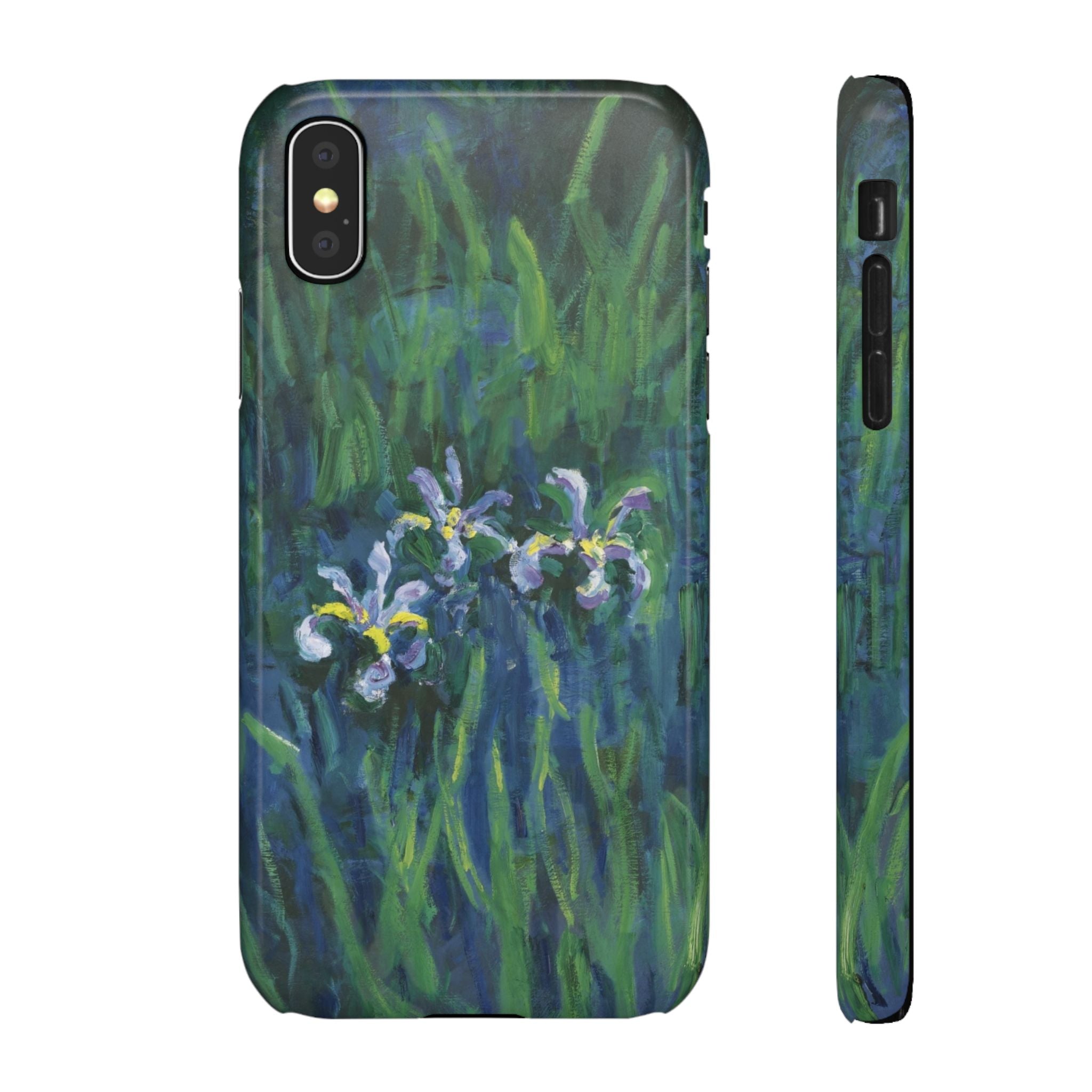 Irises by Claude Monet - iPhone Slim Case