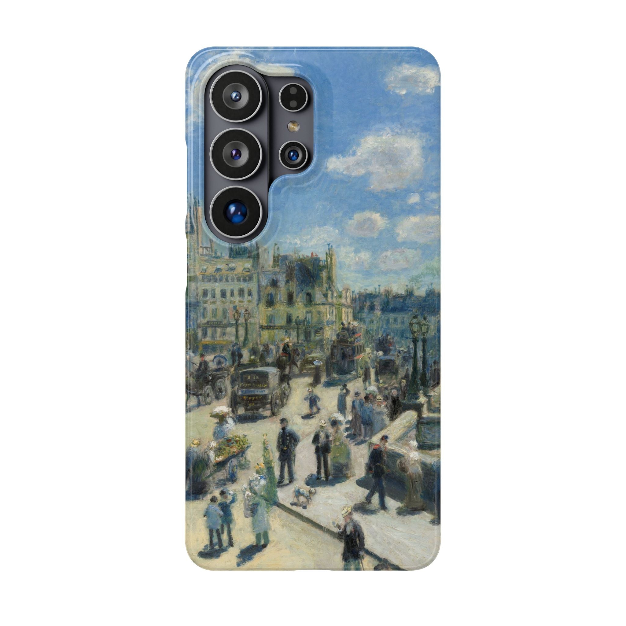 Pont Neuf Paris by Pierre Auguste Renoir - Samsung Slim Case