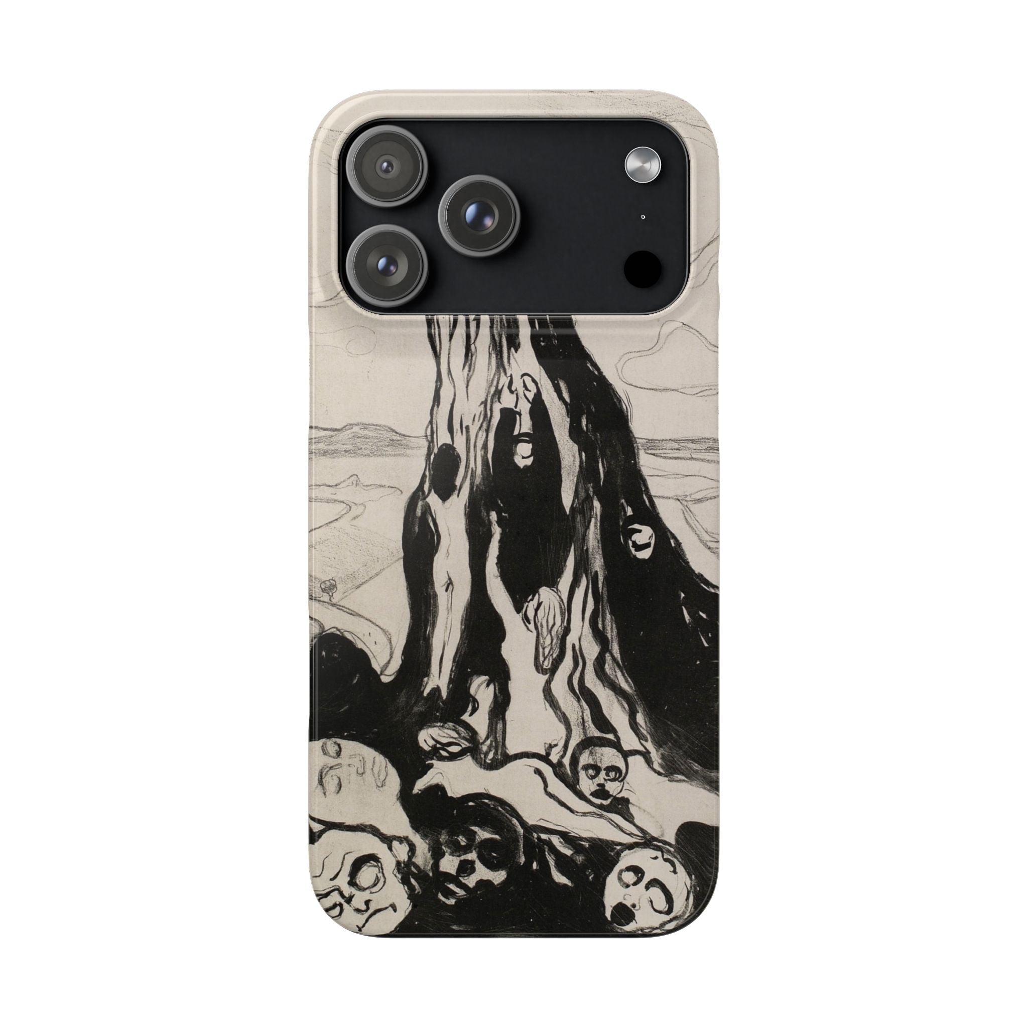 Funeral March by Edvard Munch - iPhone Slim Case