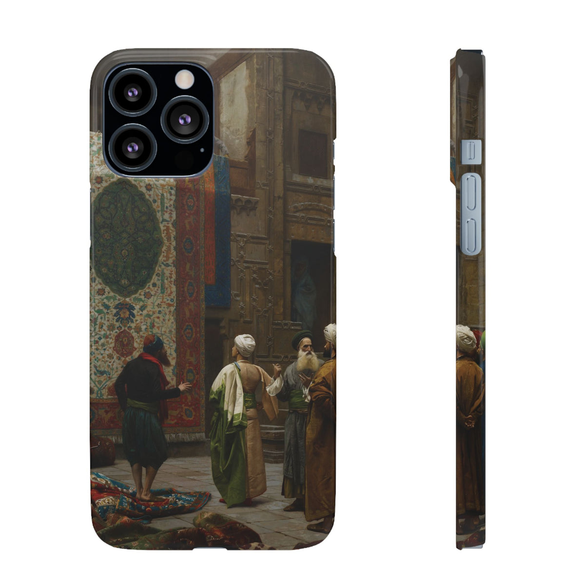 The Carpet Merchant by Jean-Leon Gerome - iPhone Slim Case