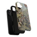 The Rue Montorgueil in Paris by Claude Monet - iPhone Tough Case