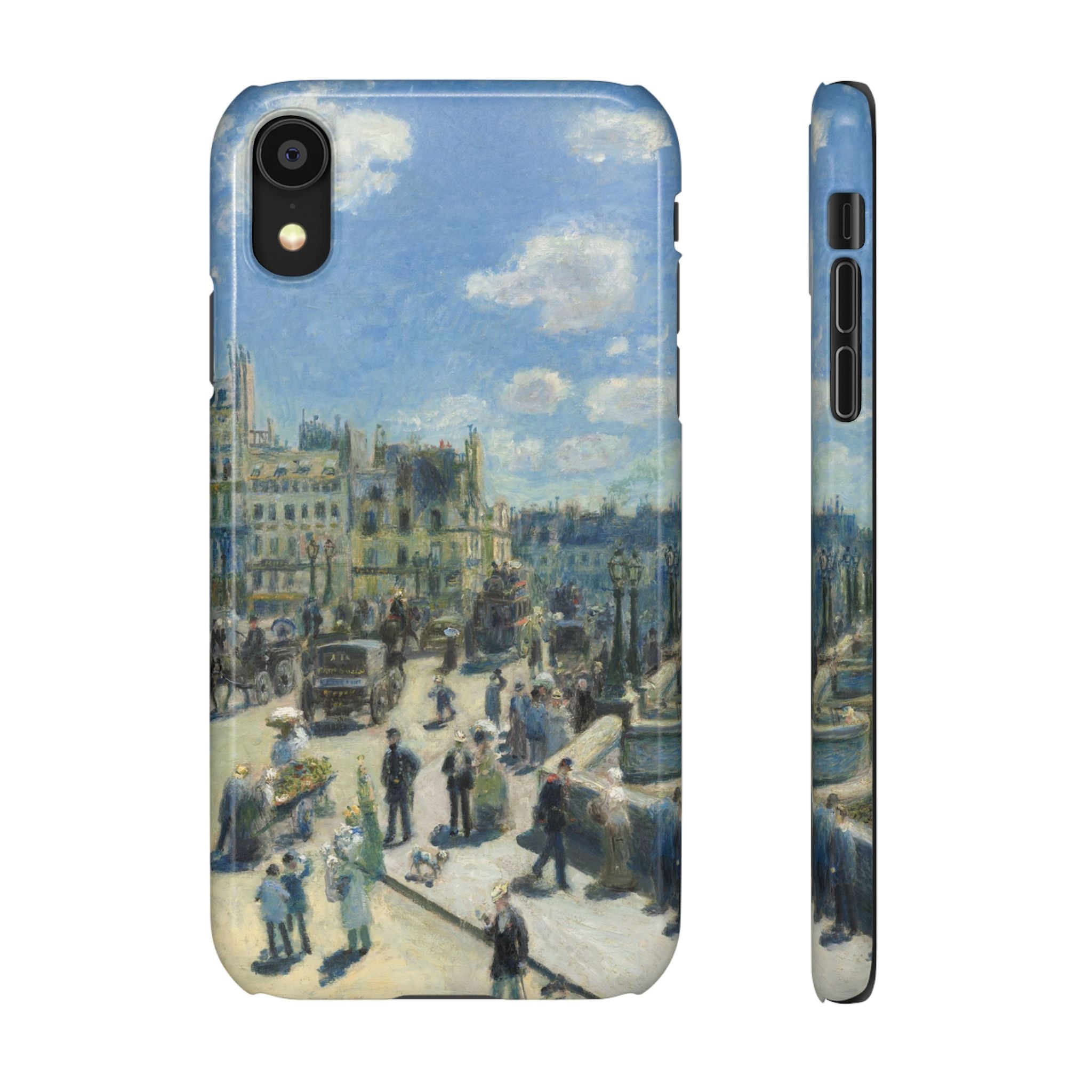 Pont Neuf Paris by Pierre Auguste Renoir - iPhone Slim Case