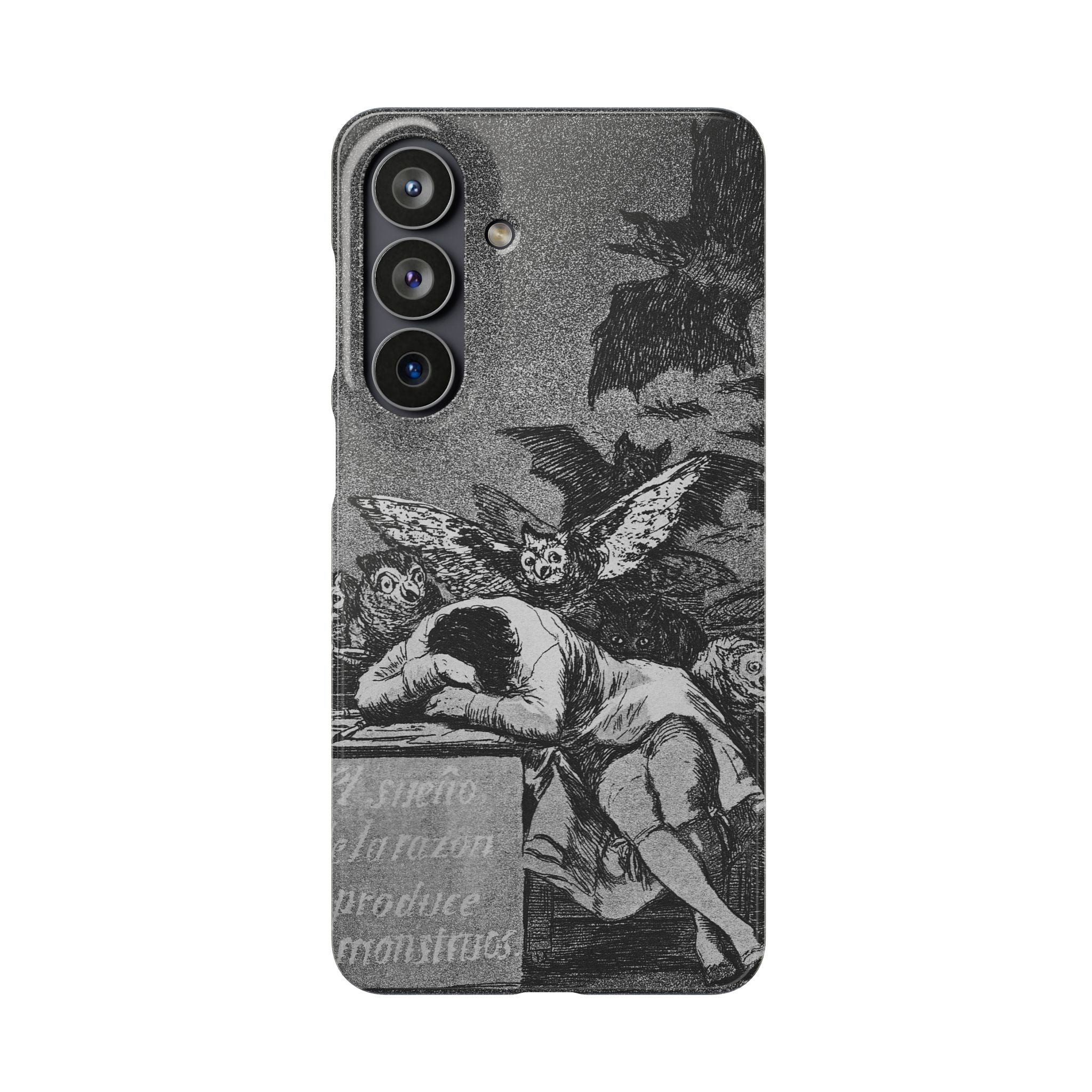 The Sleep of Reason Produces Monsters by Francisco Goya - Samsung Slim Case