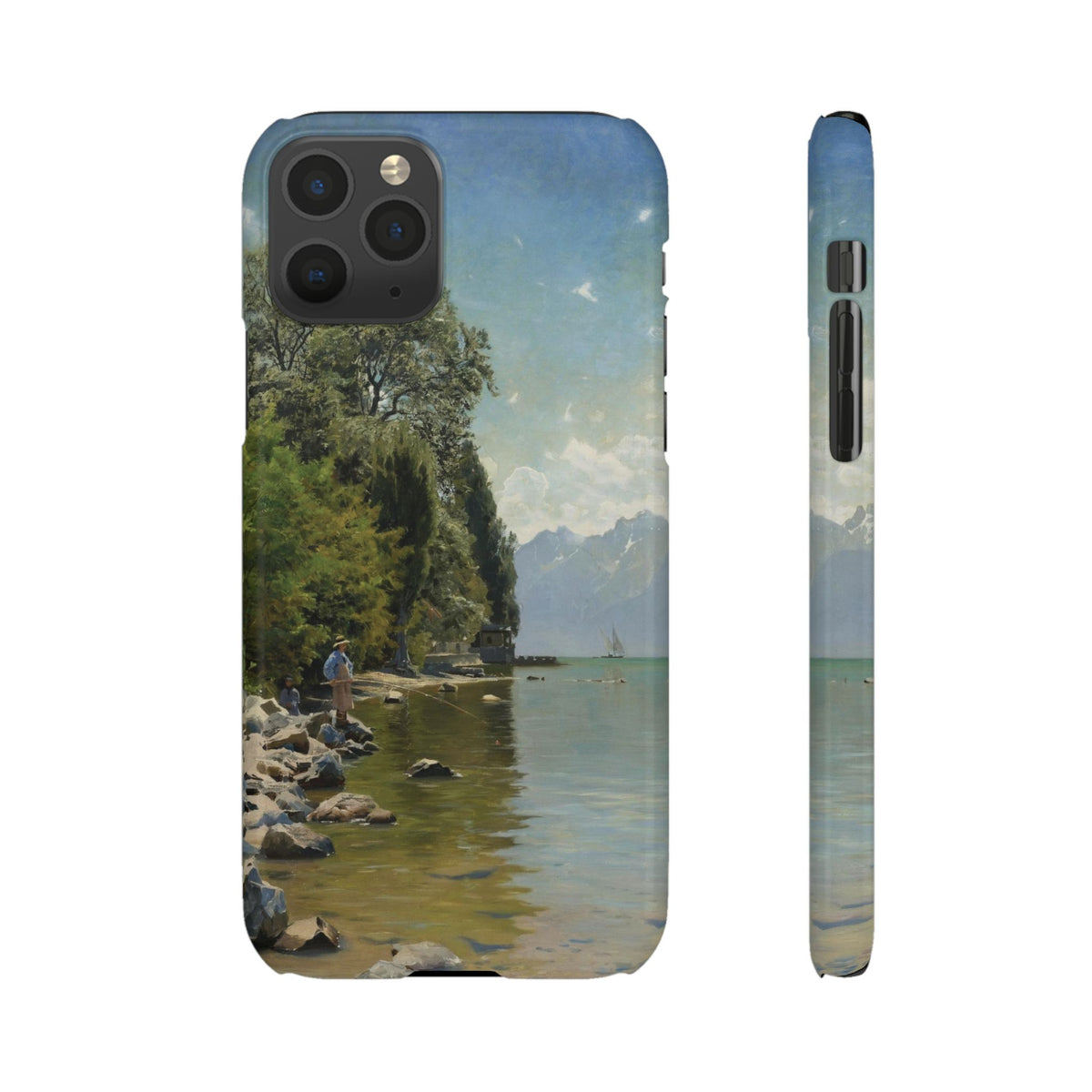 Lac Leman by Peder Mork Monsted - iPhone Slim Case