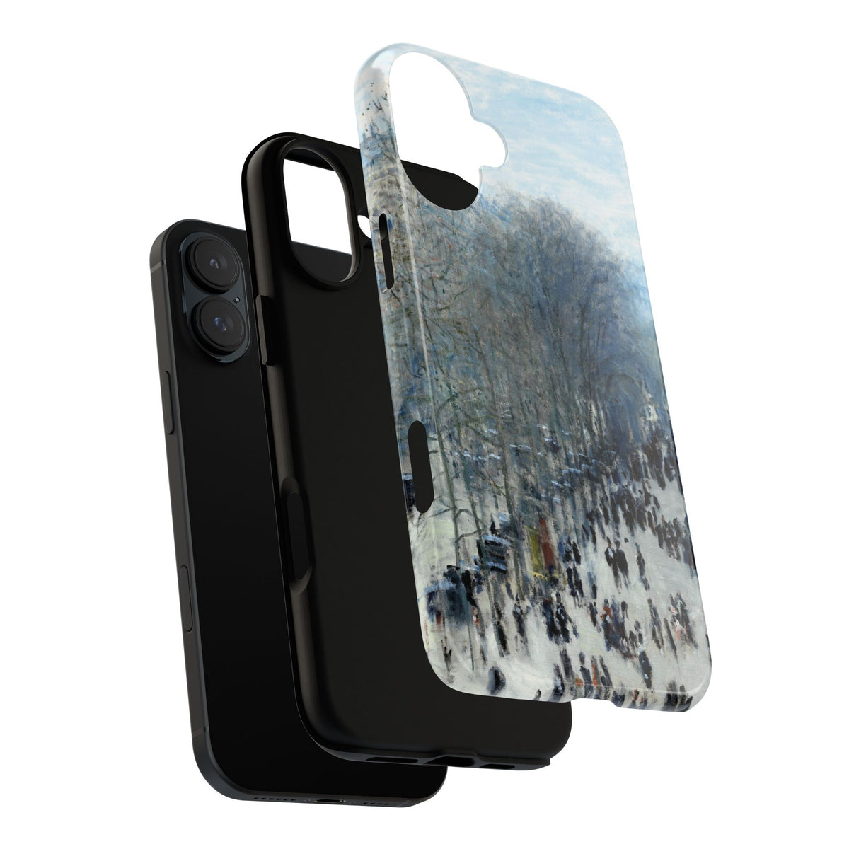 Boulevard des Capucines by Claude Monet - iPhone Tough Case