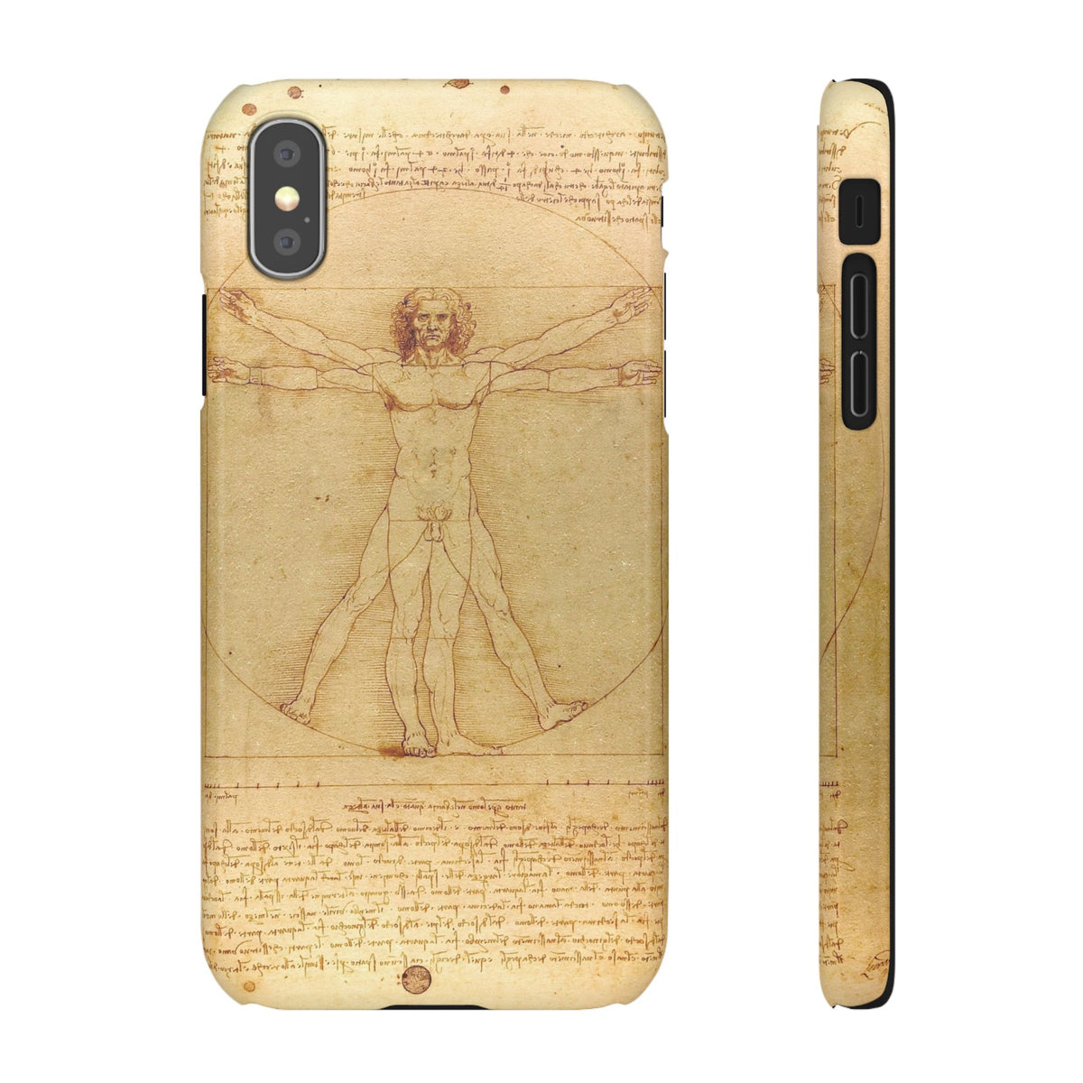 The Vitruvian Man by Leonardo da Vinci - iPhone Slim Case