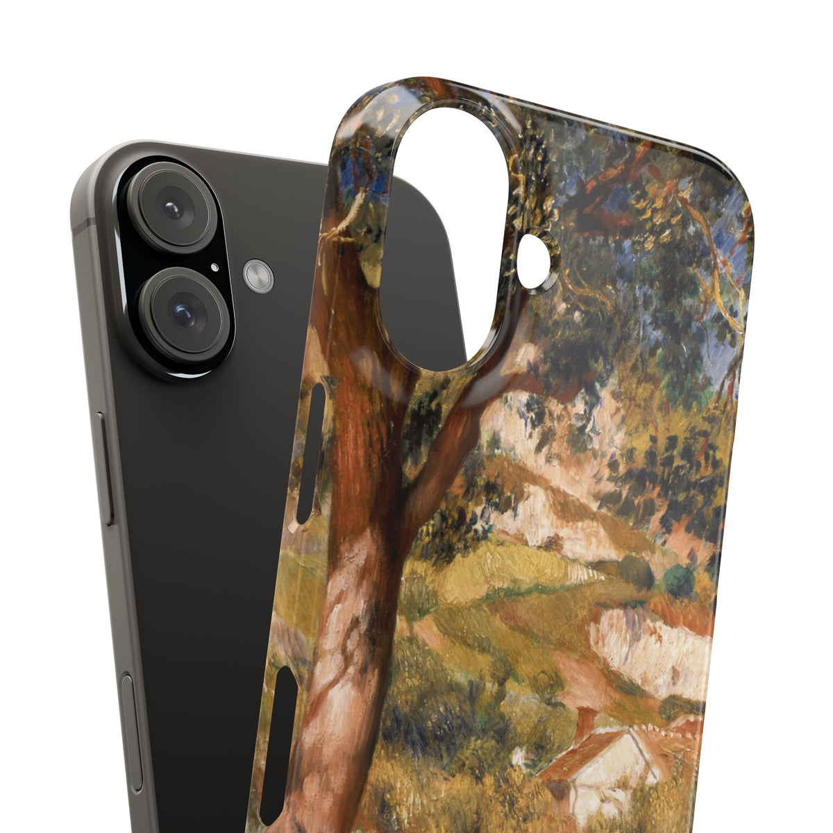 Paysage a La Roche Guyon by Pierre Auguste Renoir - iPhone Slim Case