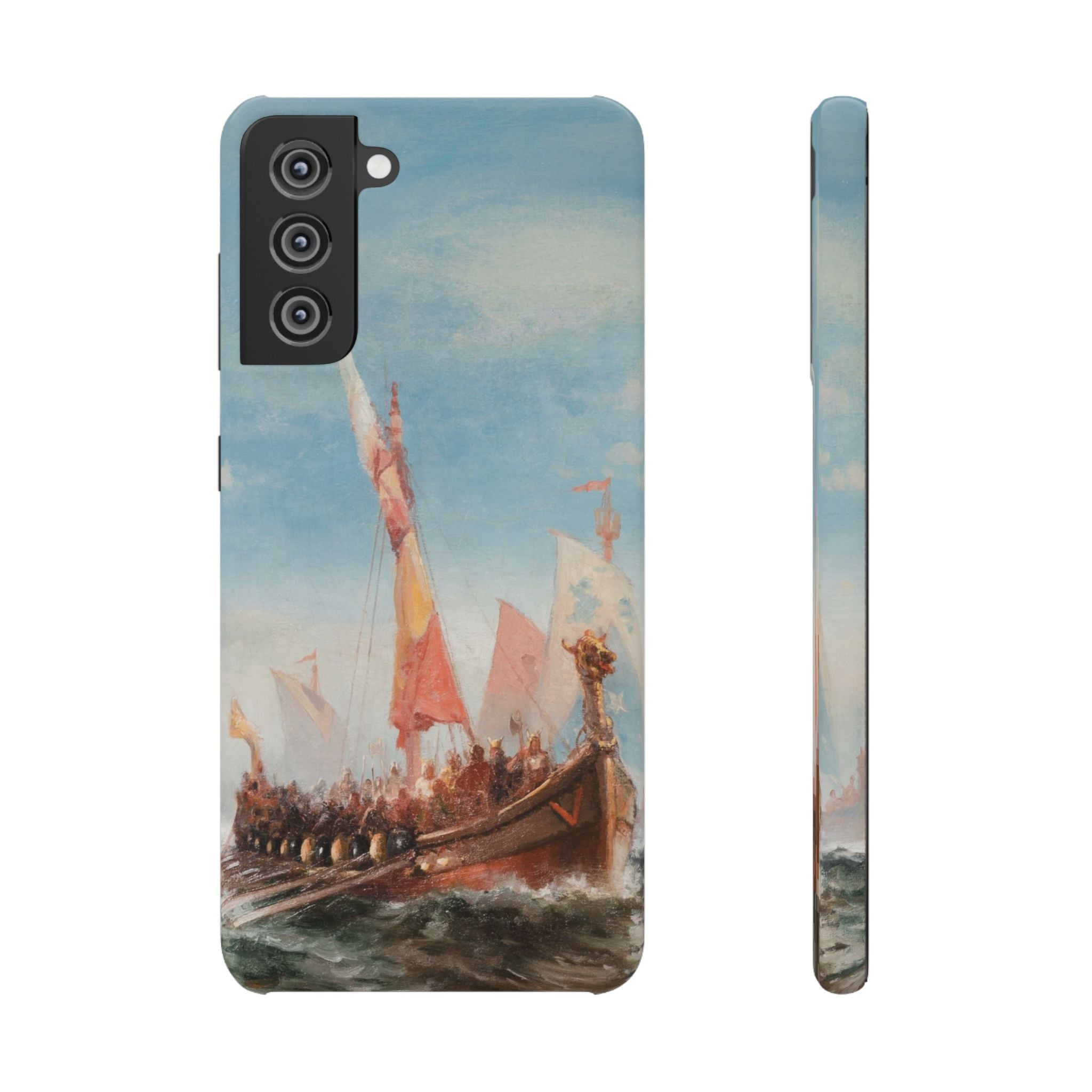 Viking Armada by Edward Moran - Samsung Slim Case