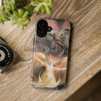 The Great Red Dragon and the Woman Clothed with the Sun by William Blake - iPhone Tough Case