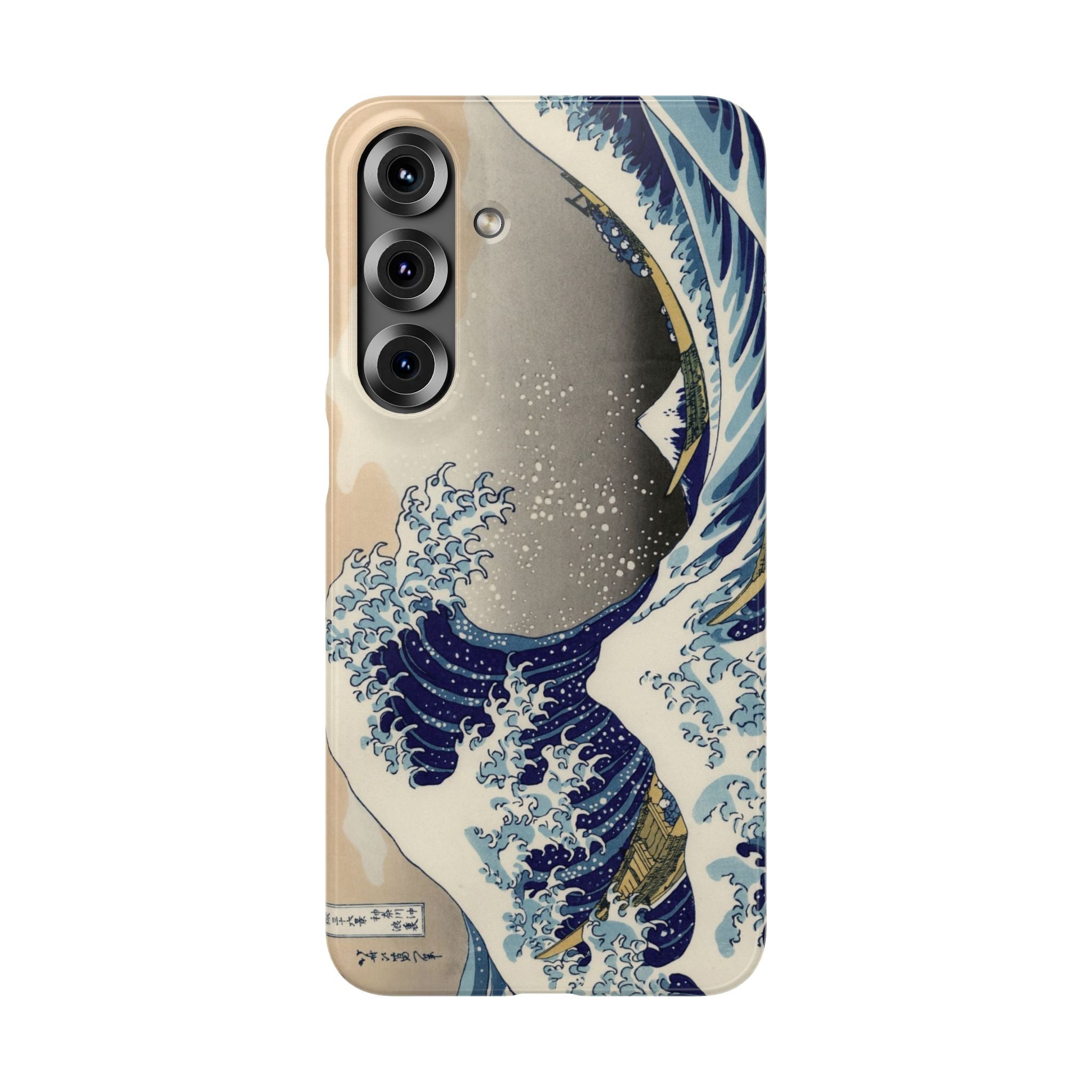 The Great Wave off Kanagawa by Hokusai - Samsung Slim Case
