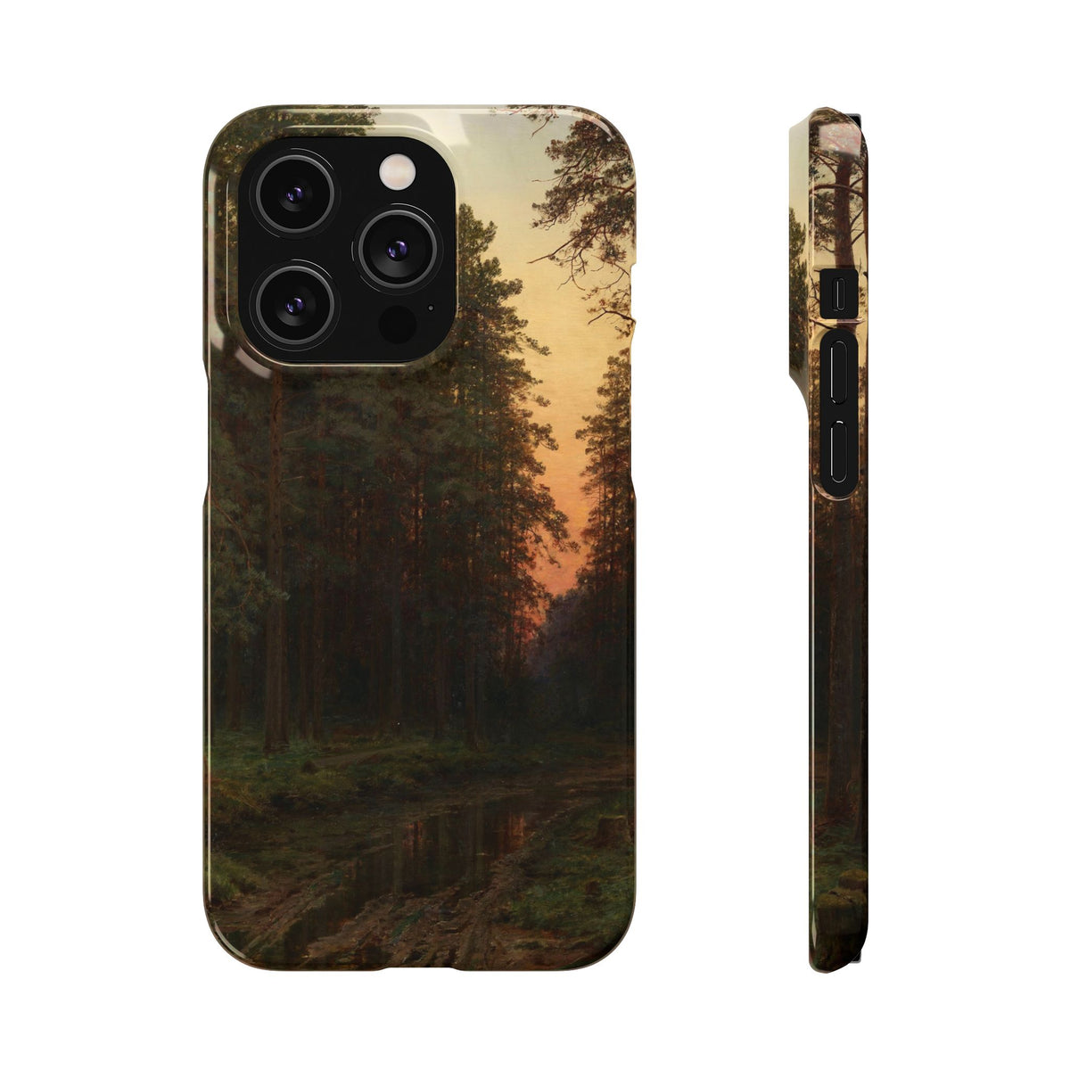 Evening Glow by Ivan Ivanovich Shishkin - iPhone Slim Case