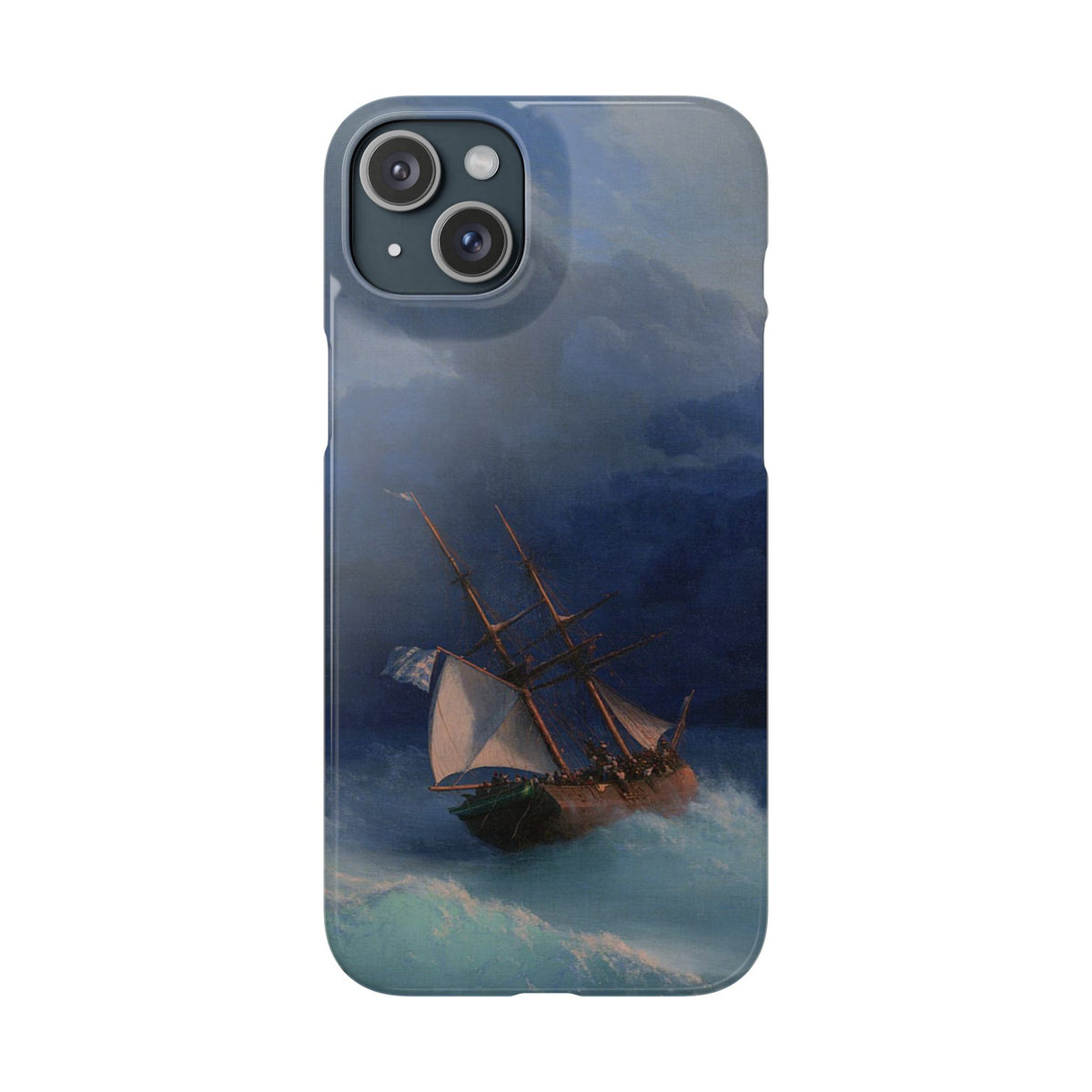 Along the Coast by Ivan Aivazovsky - iPhone Slim Case
