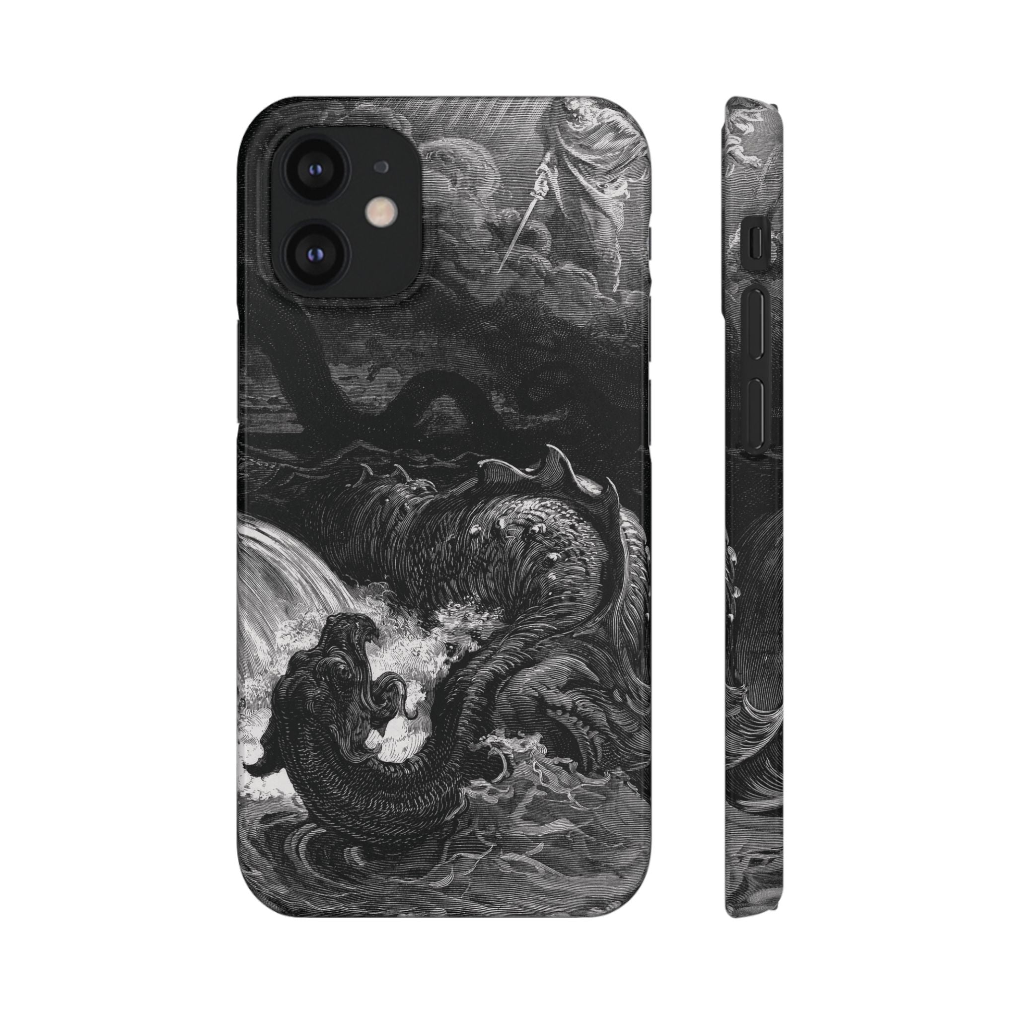 The Destruction of Leviathan by Gustave Doré - iPhone Slim Case