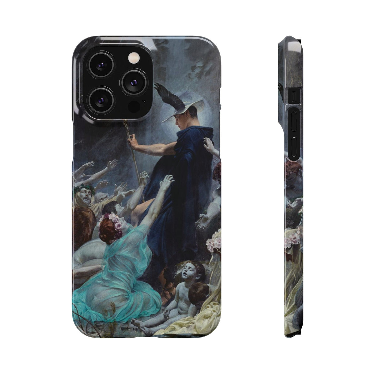 The Souls of Acheron by Adolf Hiremy-Hirschl - iPhone Slim Case